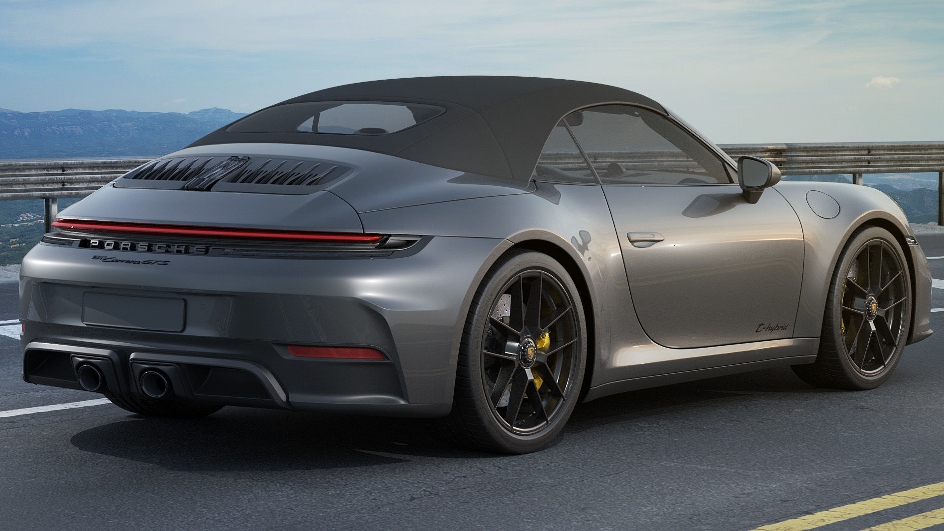 Porsche 911 Carrera GTS Cabriolet 2025 3D model_6