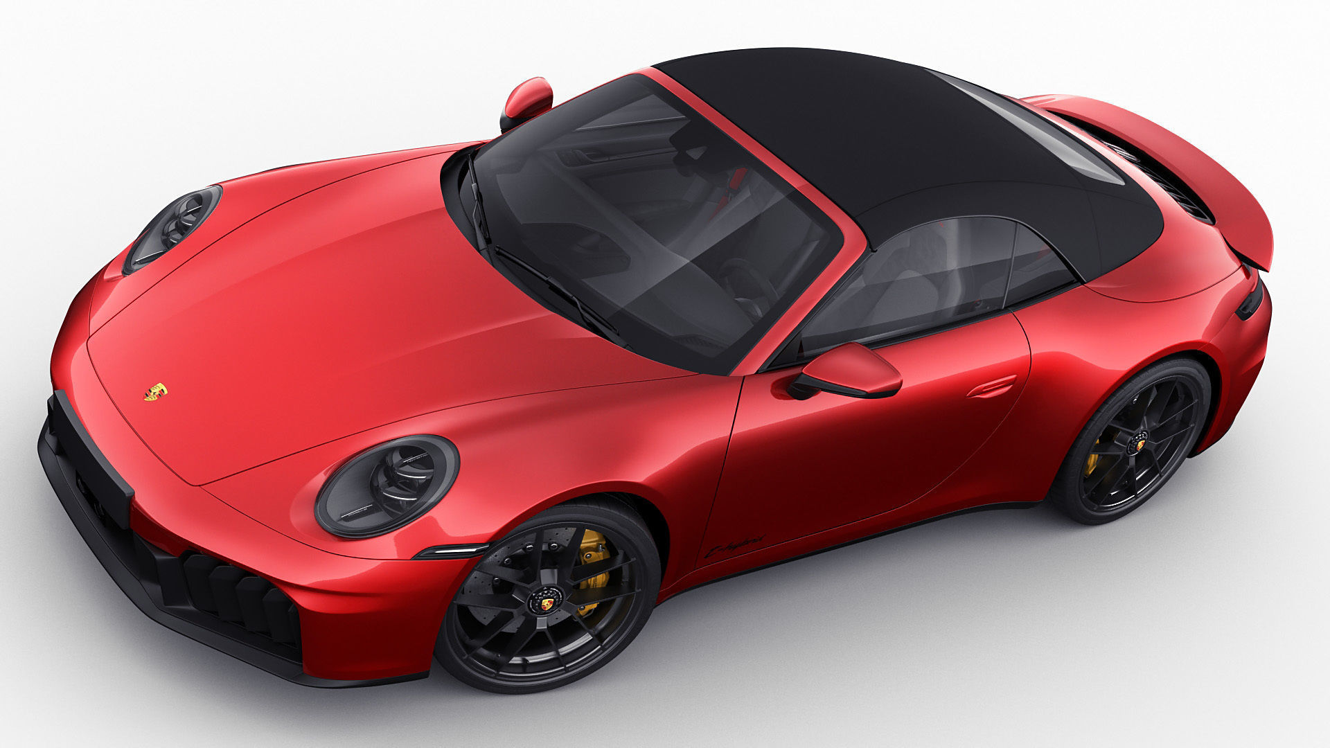 Porsche 911 Carrera GTS Cabriolet 2025 3D model_16