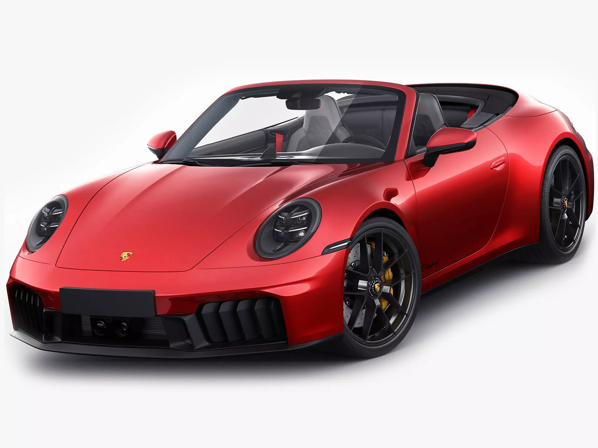 Porsche 911 Carrera GTS Cabriolet 2025 3D model_0