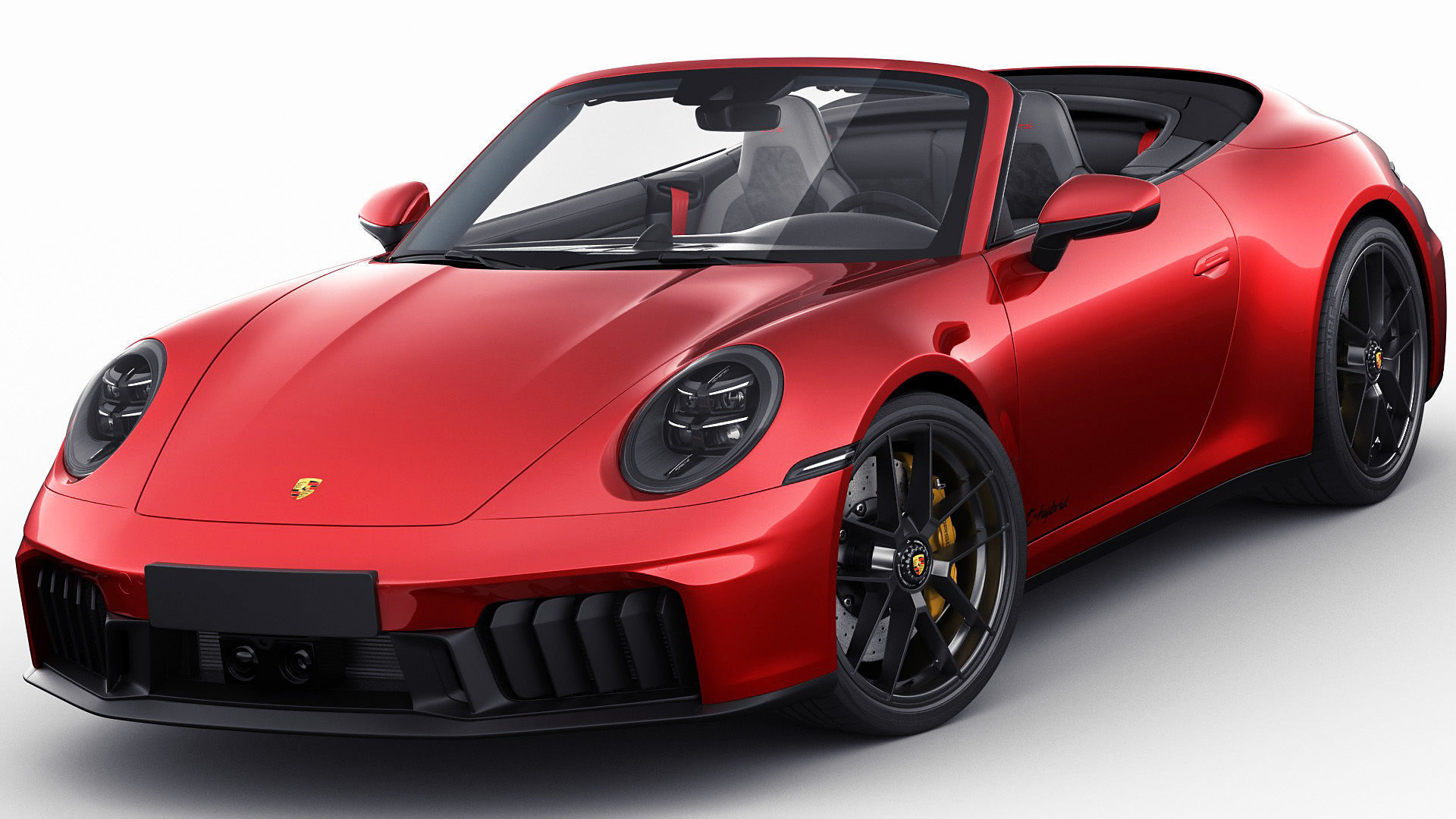 Porsche 911 Carrera GTS Cabriolet 2025 3D model_1
