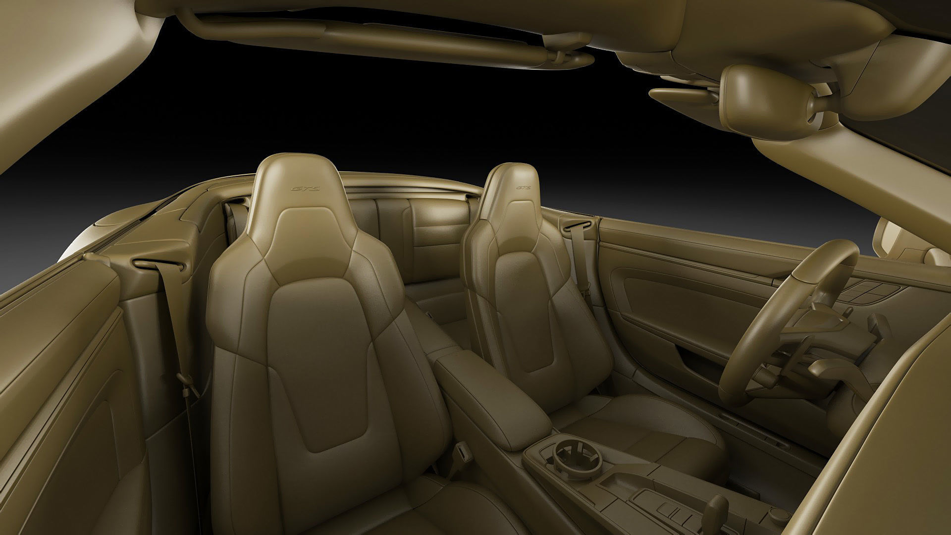 Porsche 911 Carrera GTS Cabriolet 2025 3D model_40