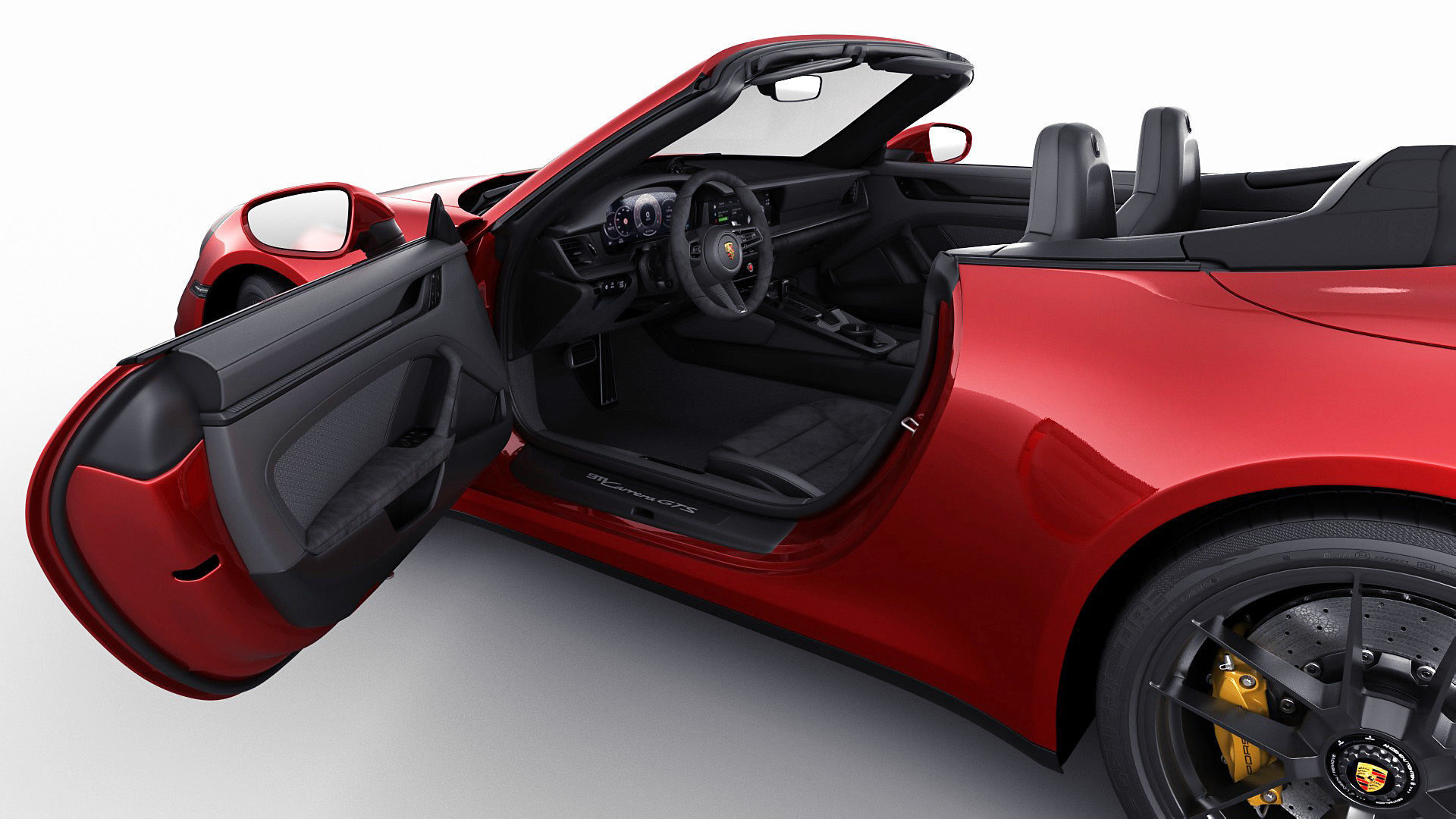 Porsche 911 Carrera GTS Cabriolet 2025 3D model_27