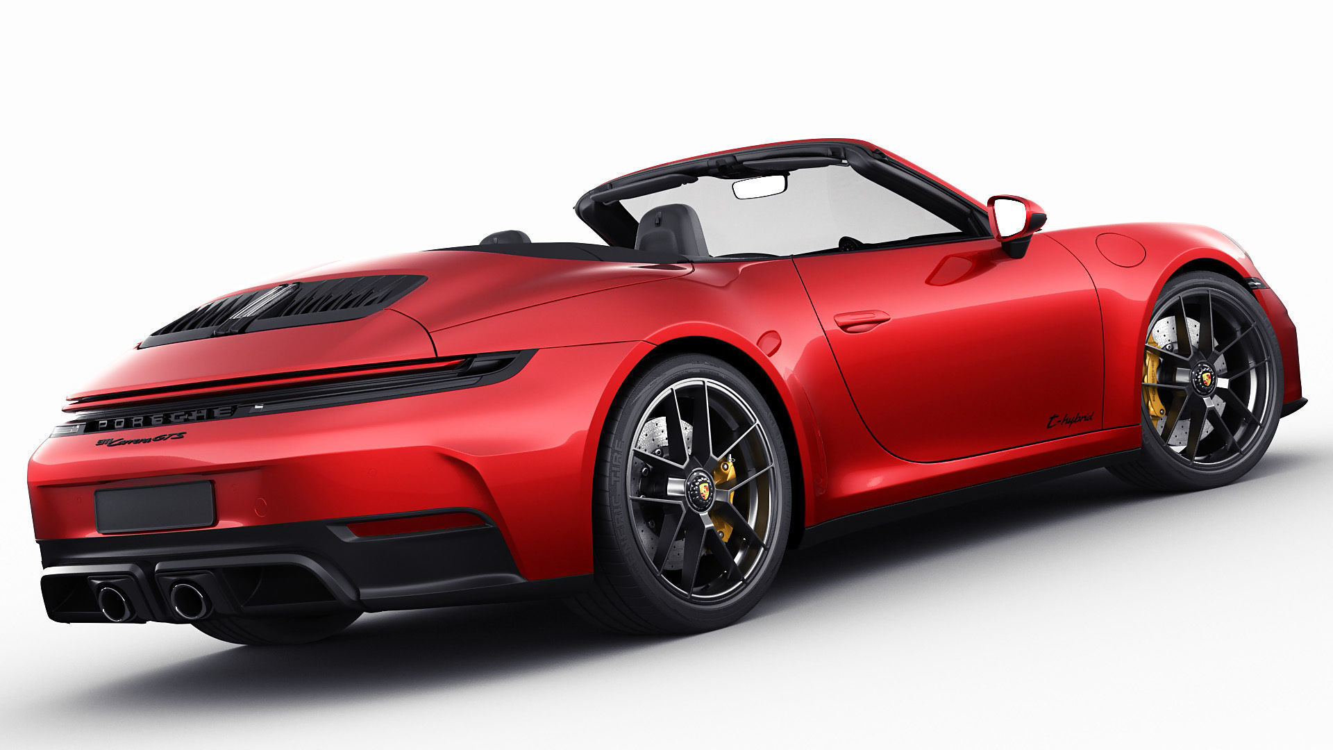 Porsche 911 Carrera GTS Cabriolet 2025 3D model_21