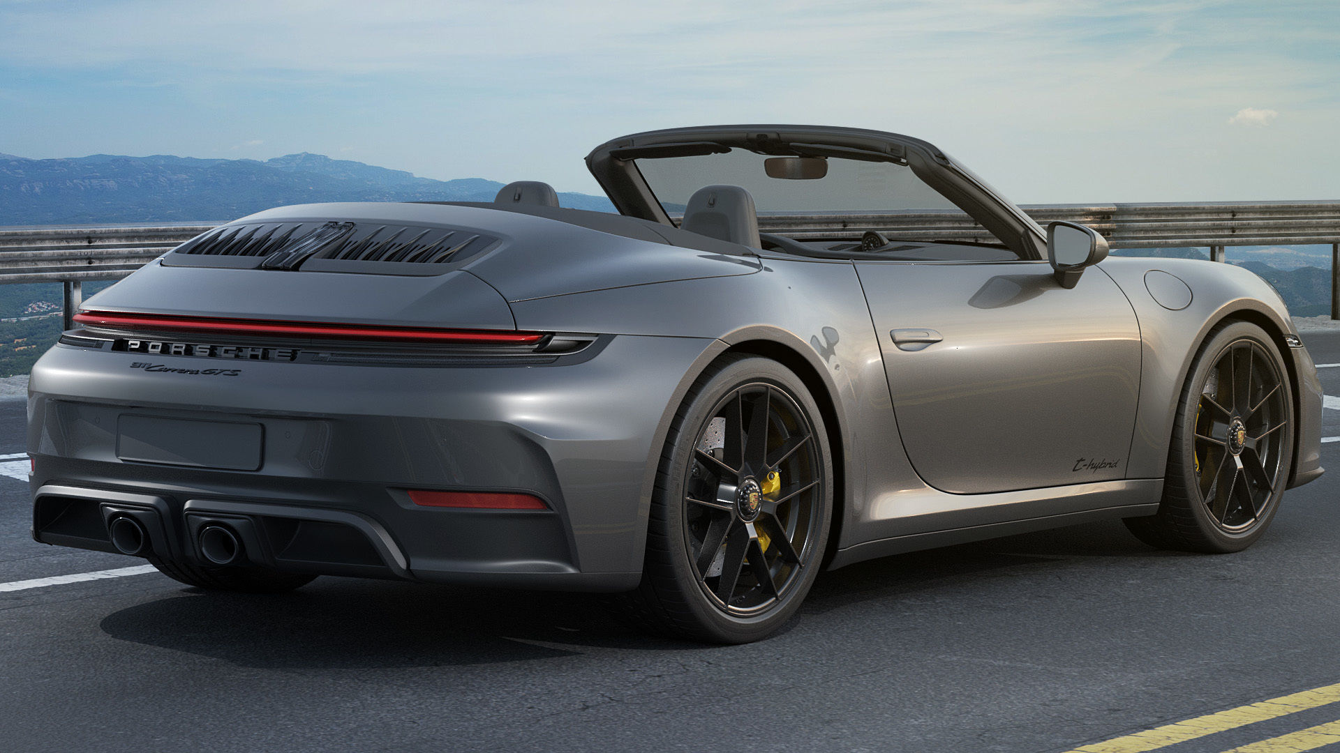 Porsche 911 Carrera GTS Cabriolet 2025 3D model_5