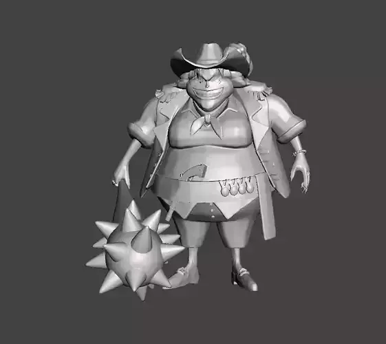 Fat Alvida 3D Model 