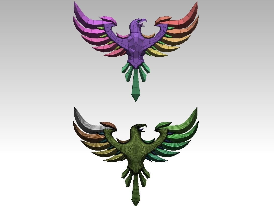 BIRD EAGLE 3D model_79