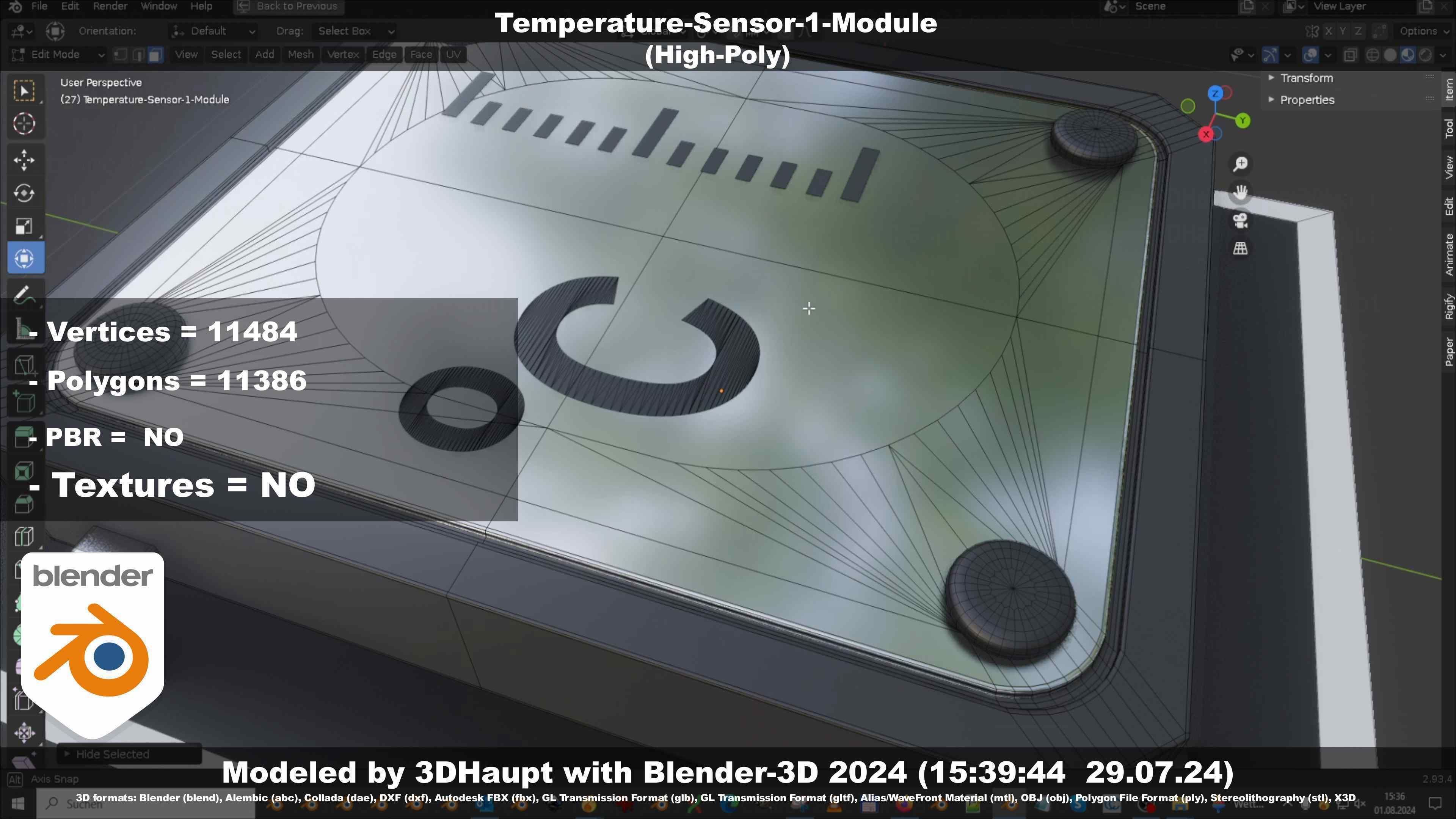 Temperature-Sensor-1-Module  3D model_56