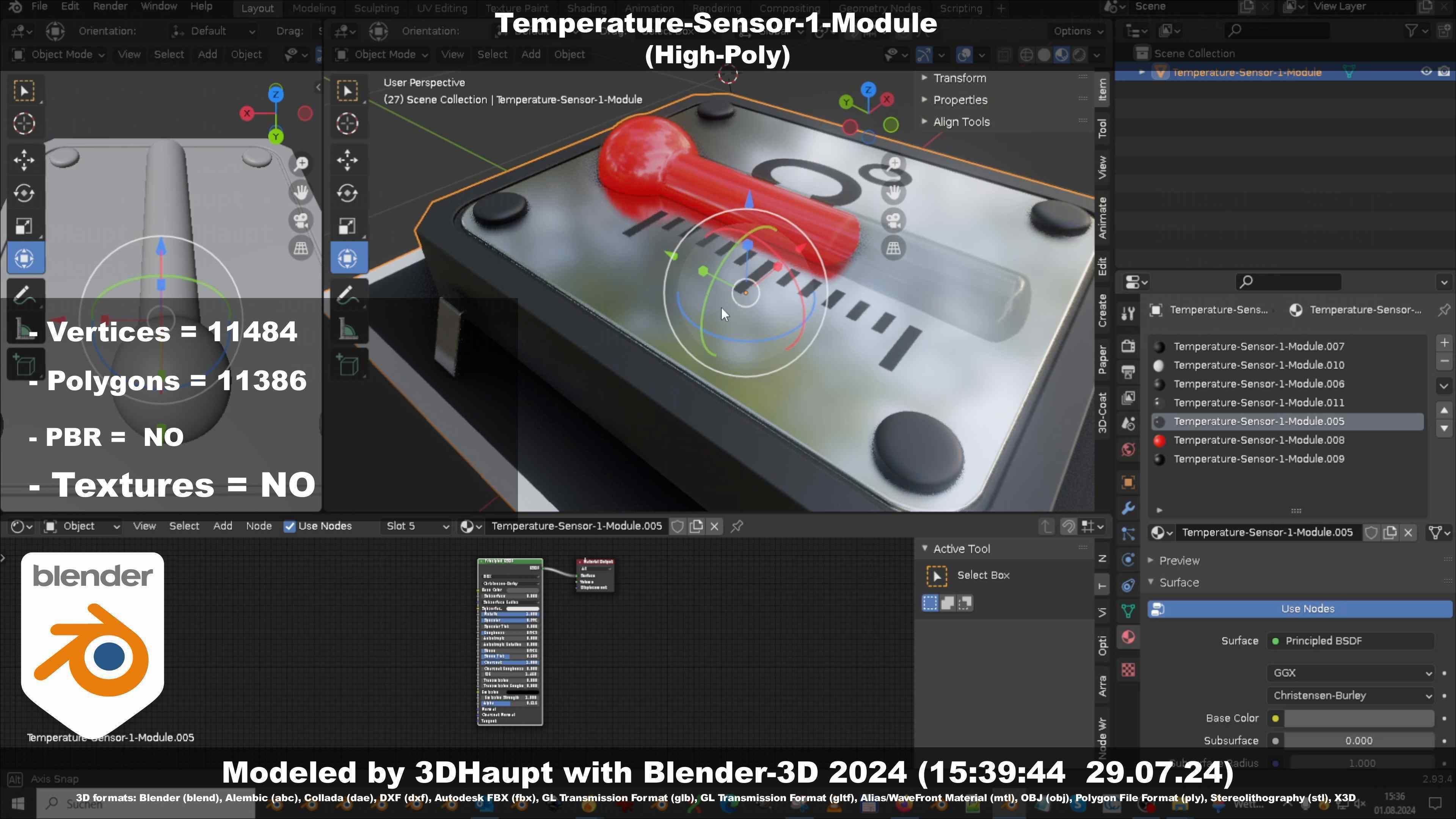 Temperature-Sensor-1-Module  3D model_19