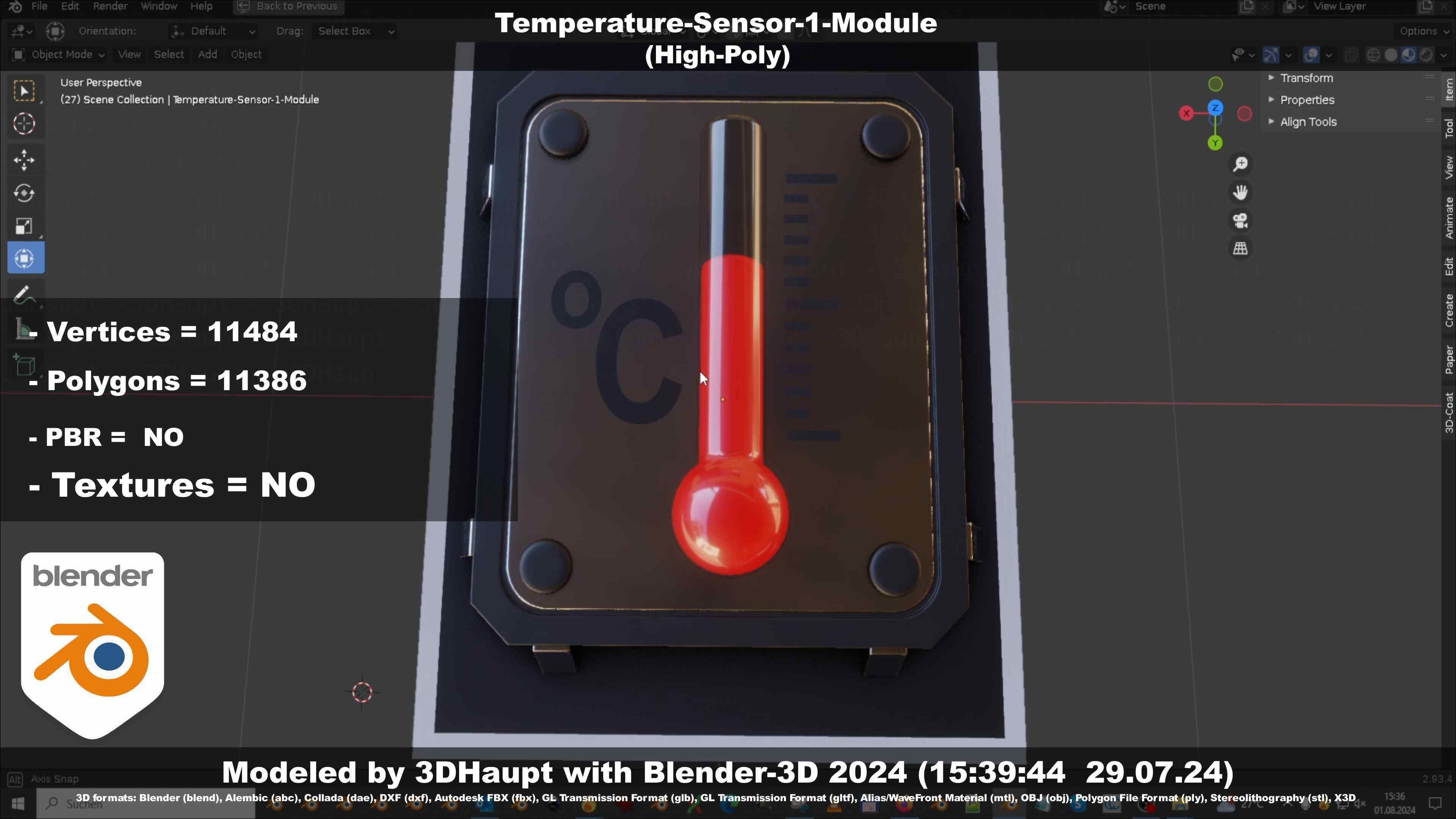 Temperature-Sensor-1-Module  3D model_68