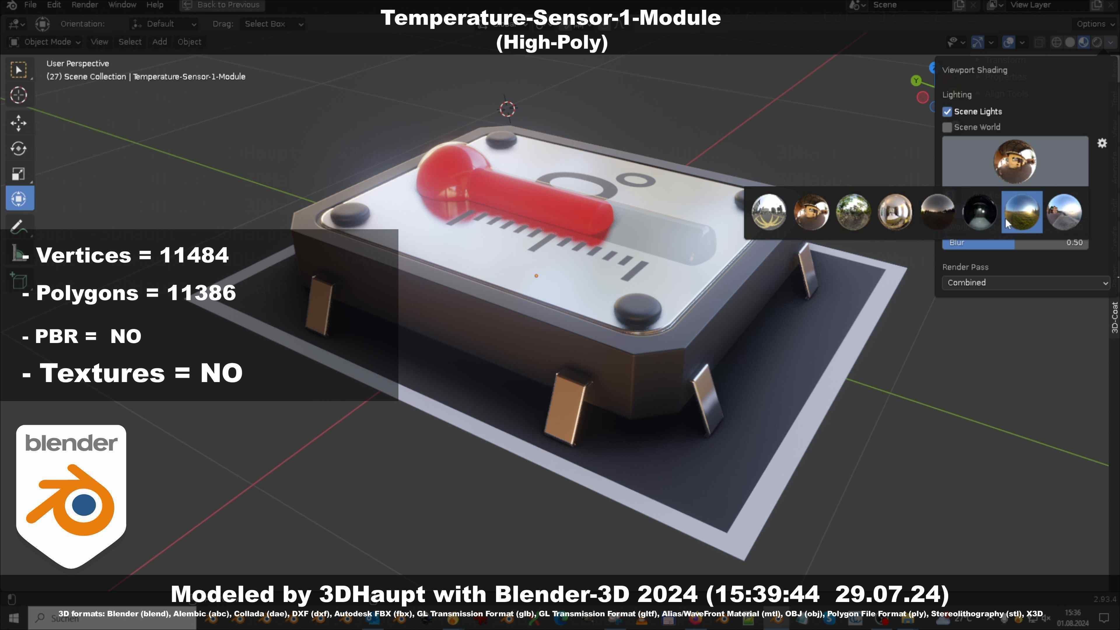 Temperature-Sensor-1-Module  3D model_75