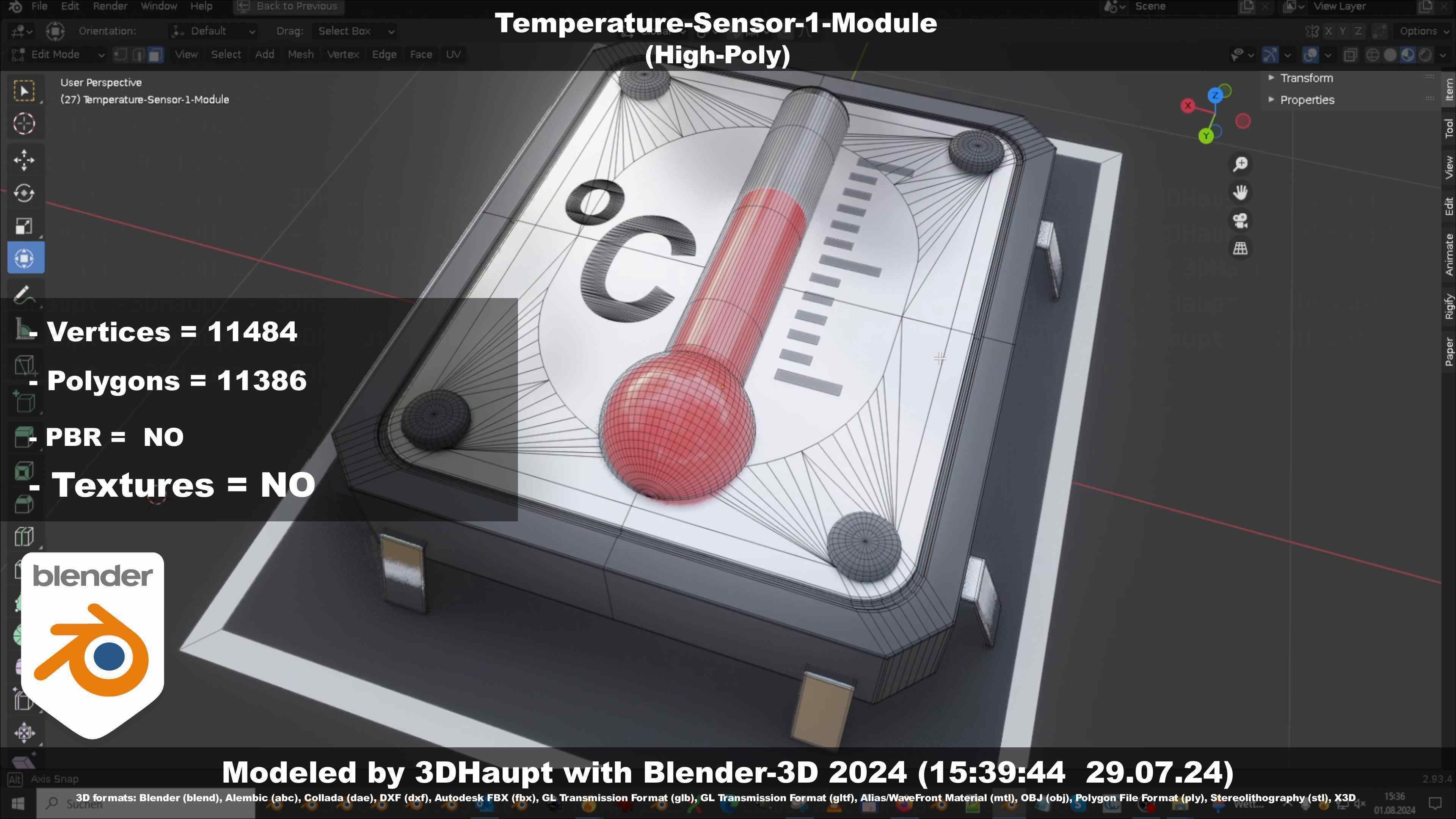 Temperature-Sensor-1-Module  3D model_52