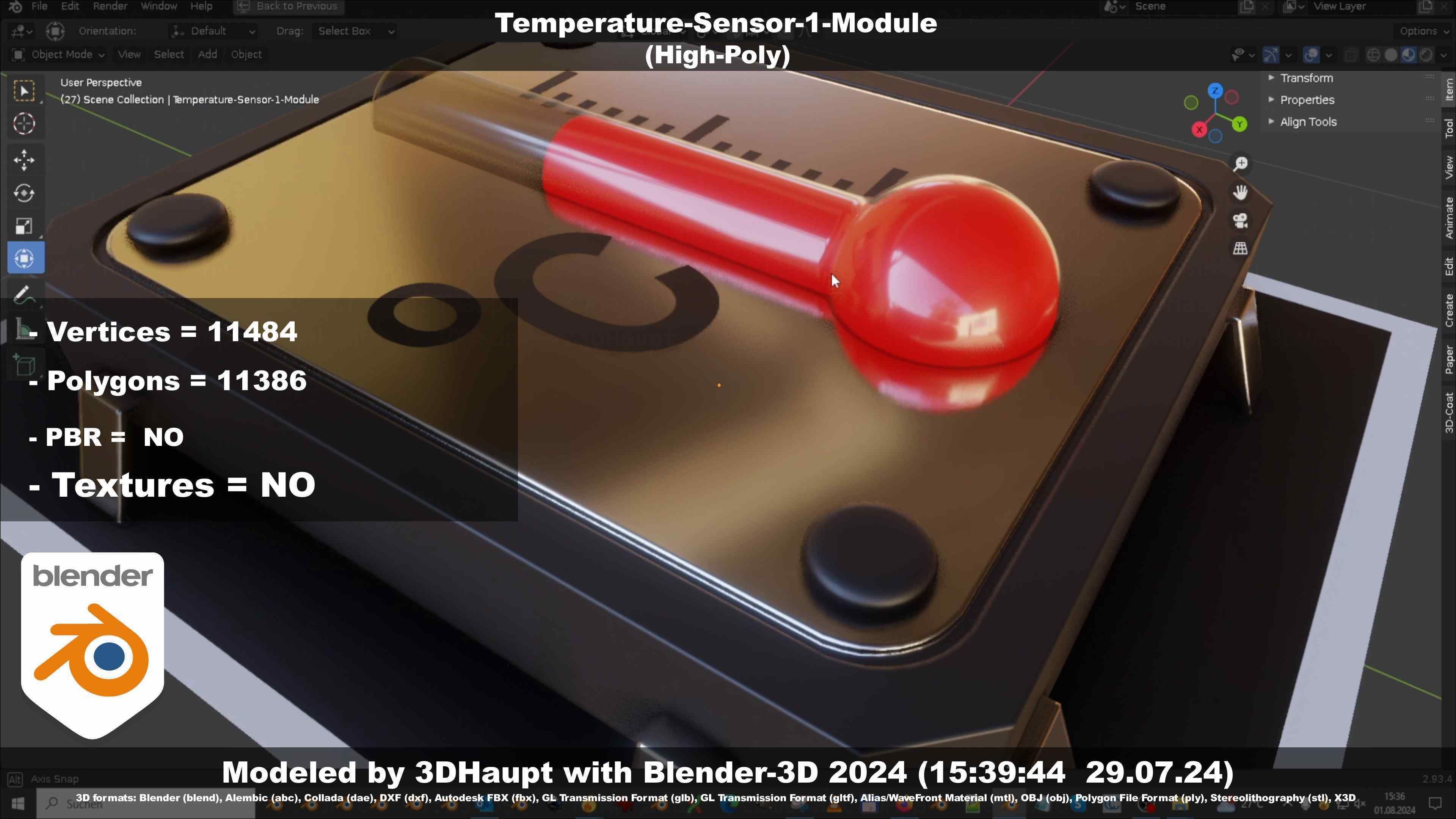 Temperature-Sensor-1-Module  3D model_71