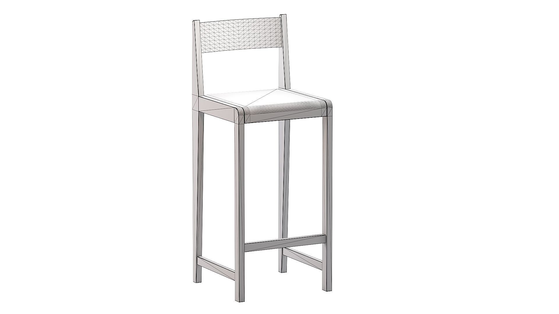 Bar Chair 01 By Frama 3D model_12