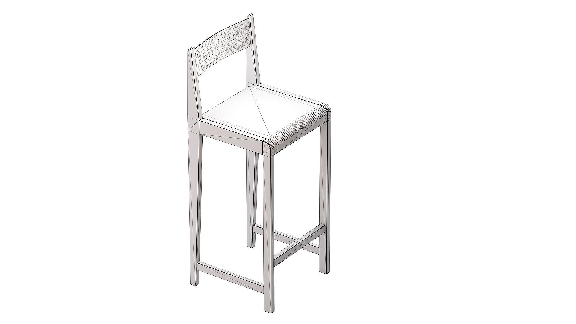 Bar Chair 01 By Frama 3D model_11