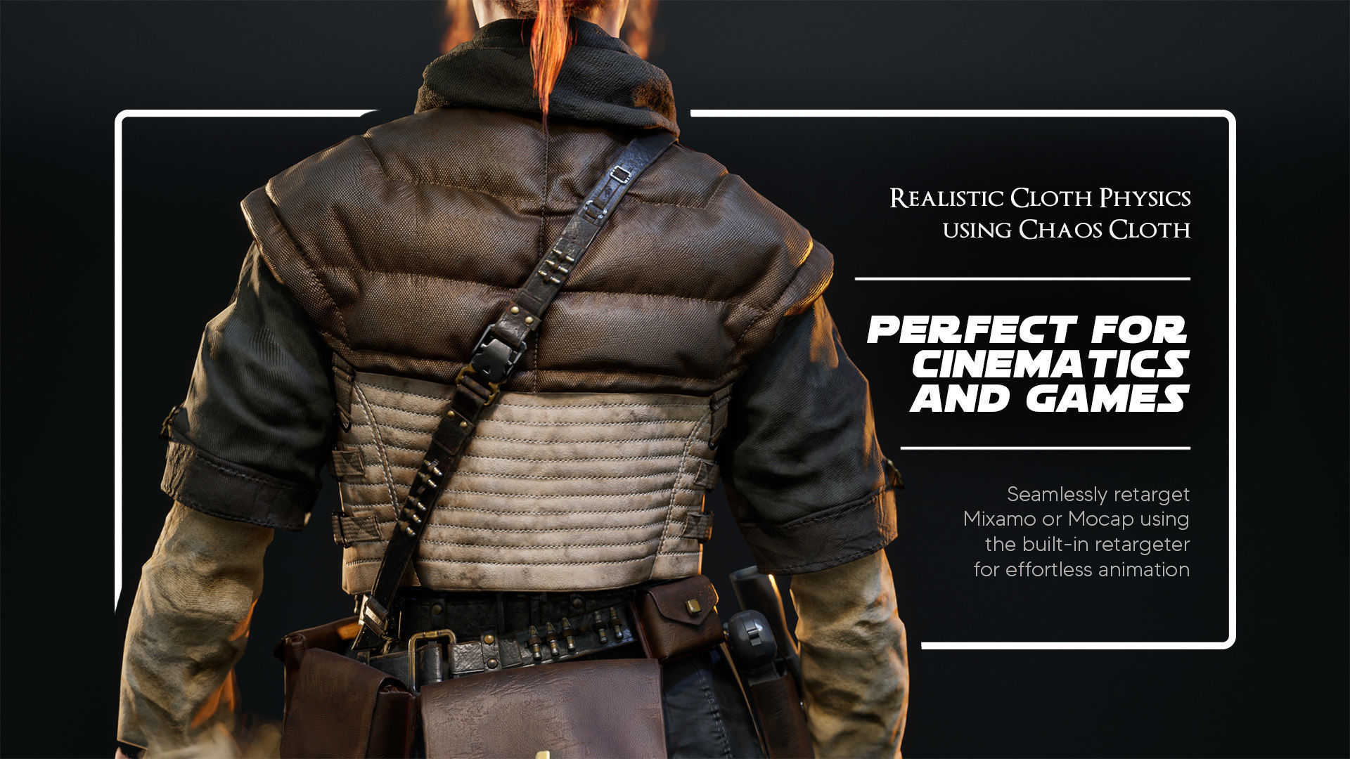 Rina Tavik Rigged Star Wars inspired Sci-Fi Character Low-poly 3D model_2