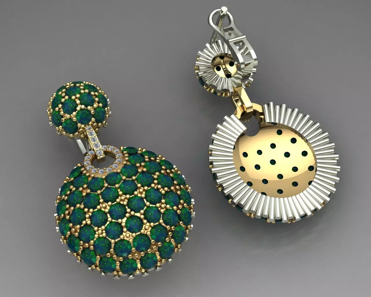 Earrings Opera 3D model