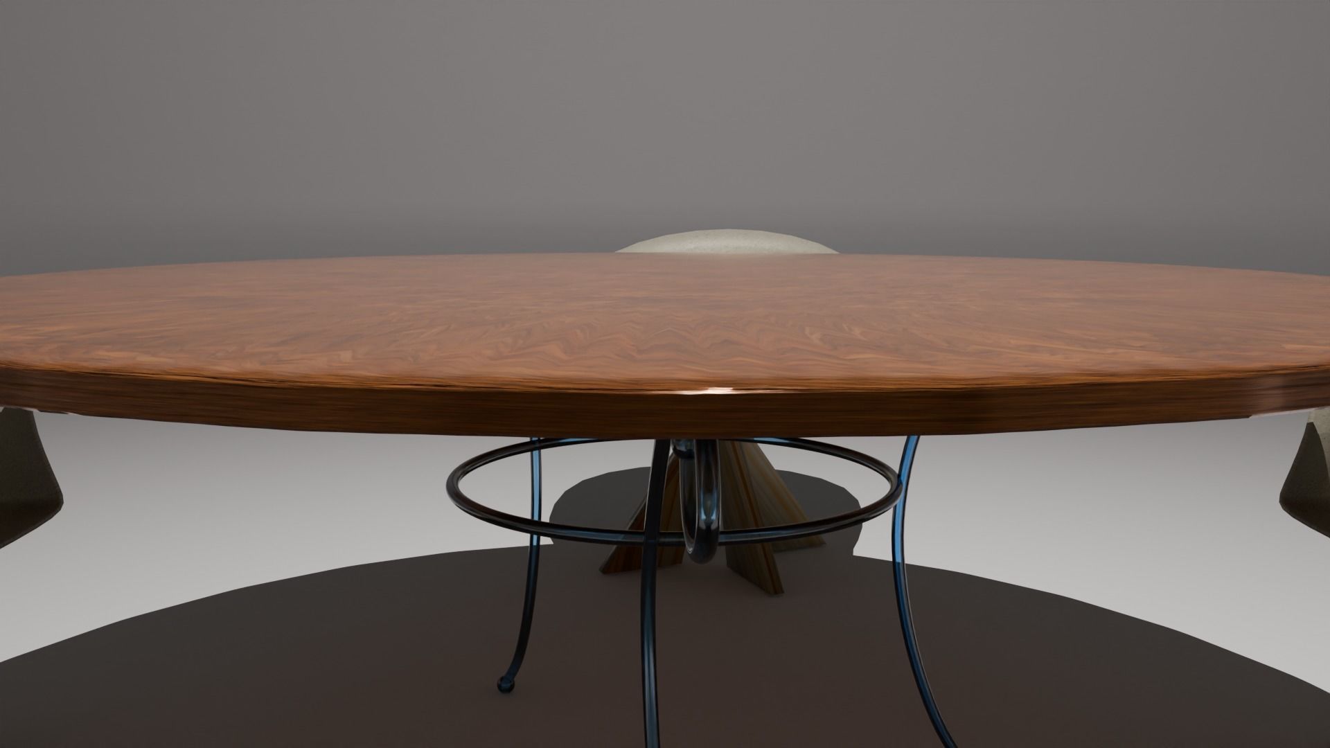 Dining Table with Chairs for Hotel and Academy 3D model_14