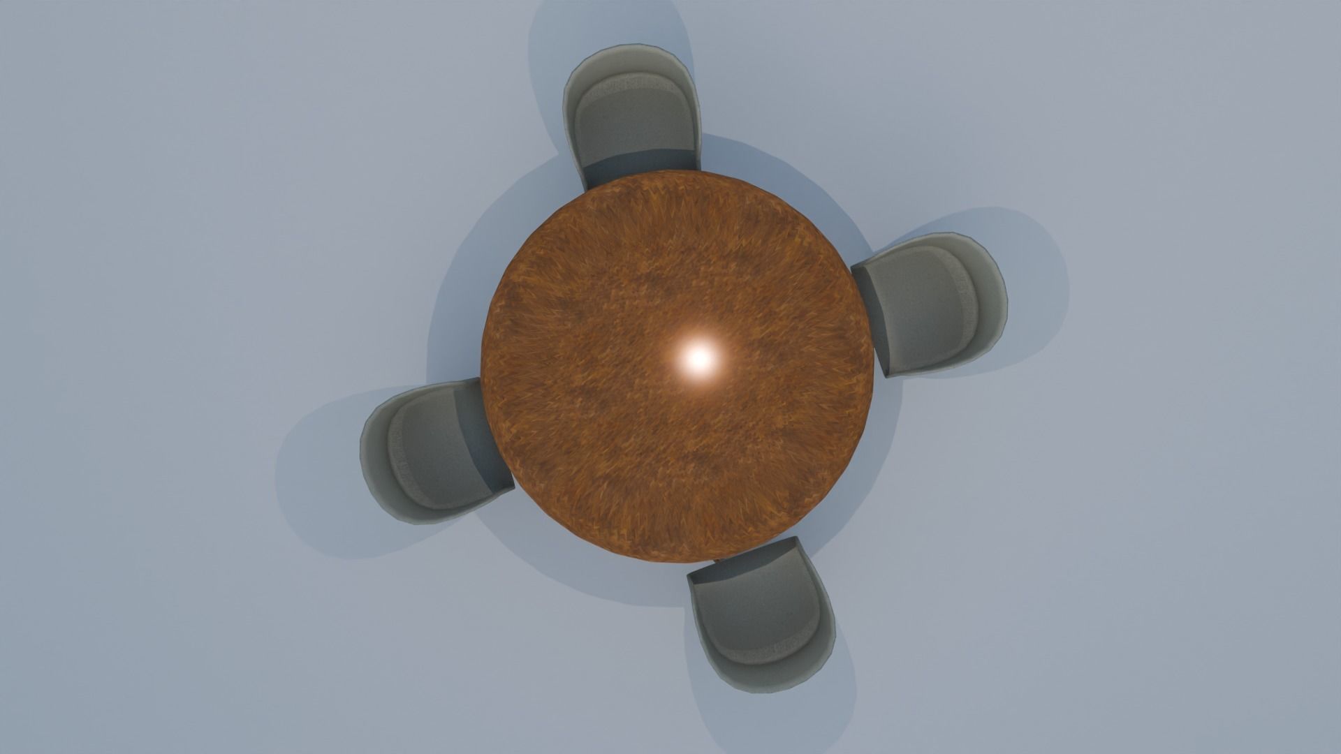 Dining Table with Chairs for Hotel and Academy 3D model_17