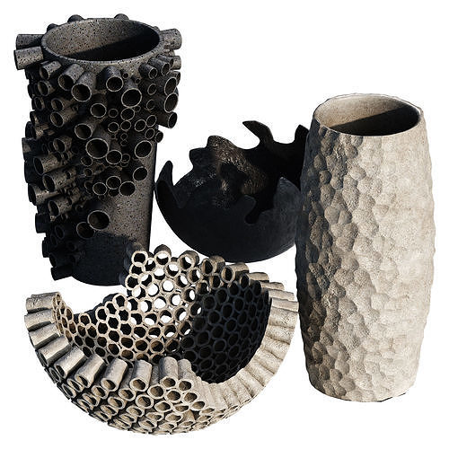 Vase decor Low-poly 3D model
