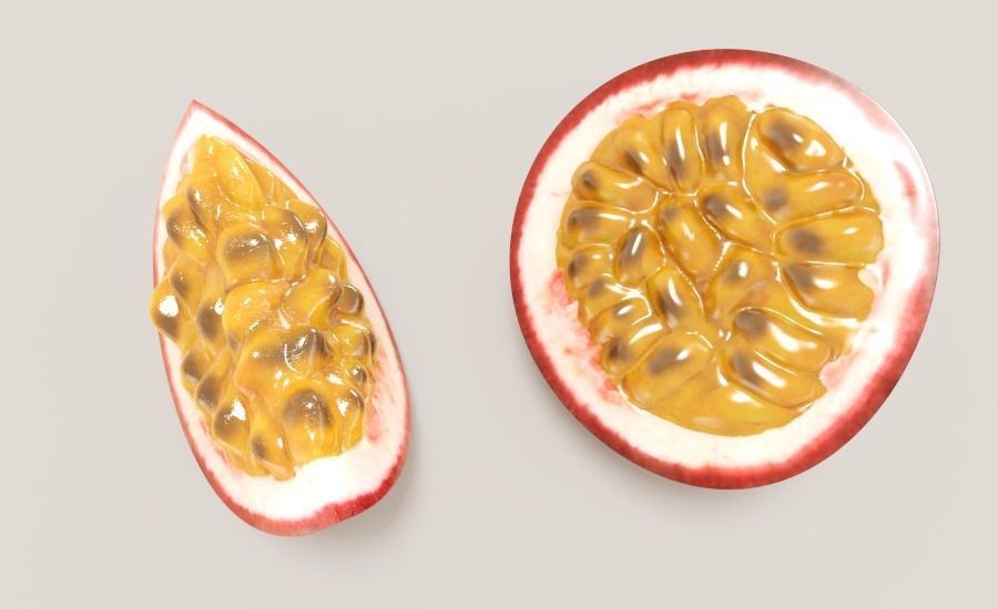 Passionfruit  3D model_1