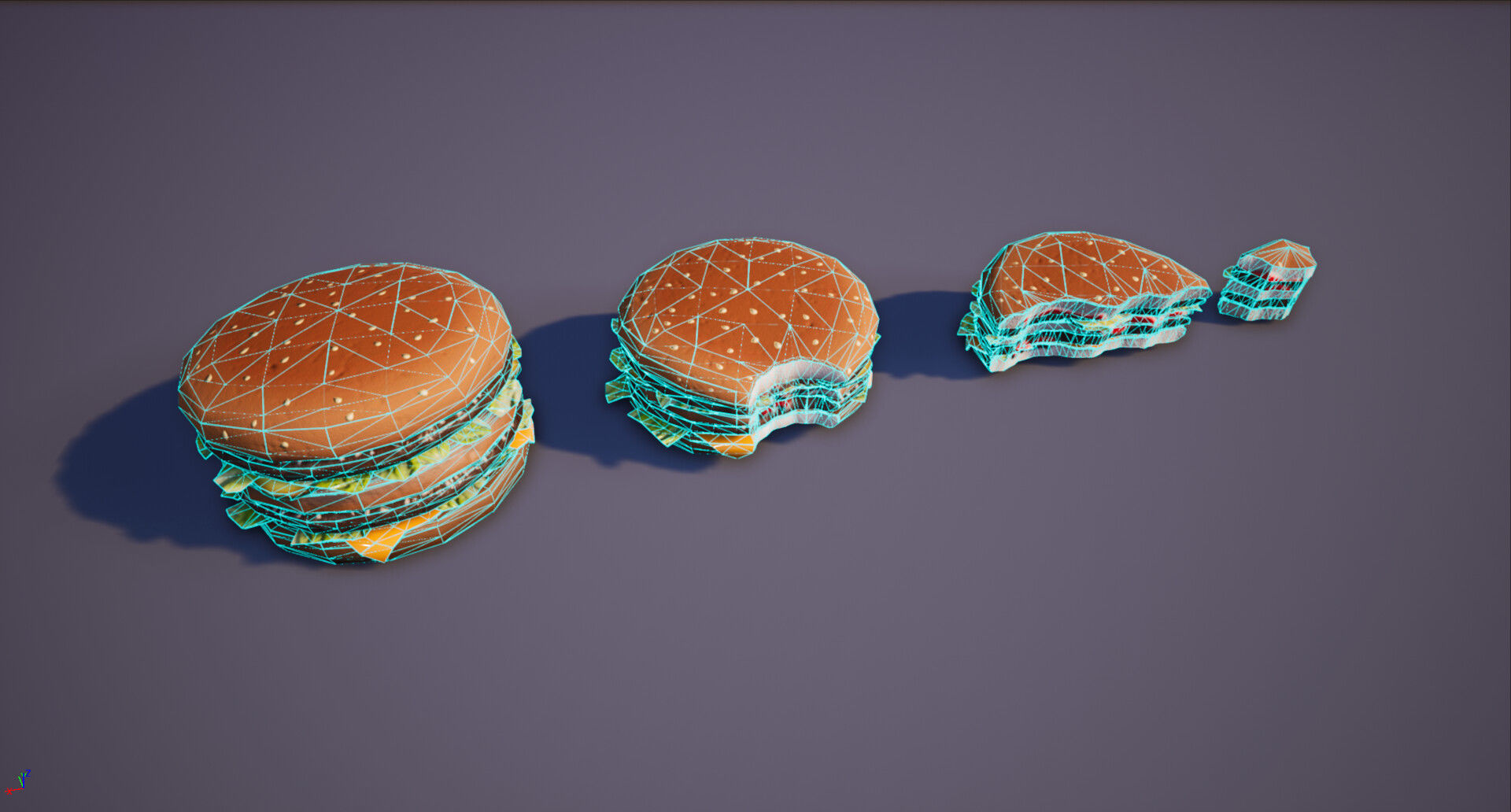 Fast Burger Package Vol 1 3D model_18