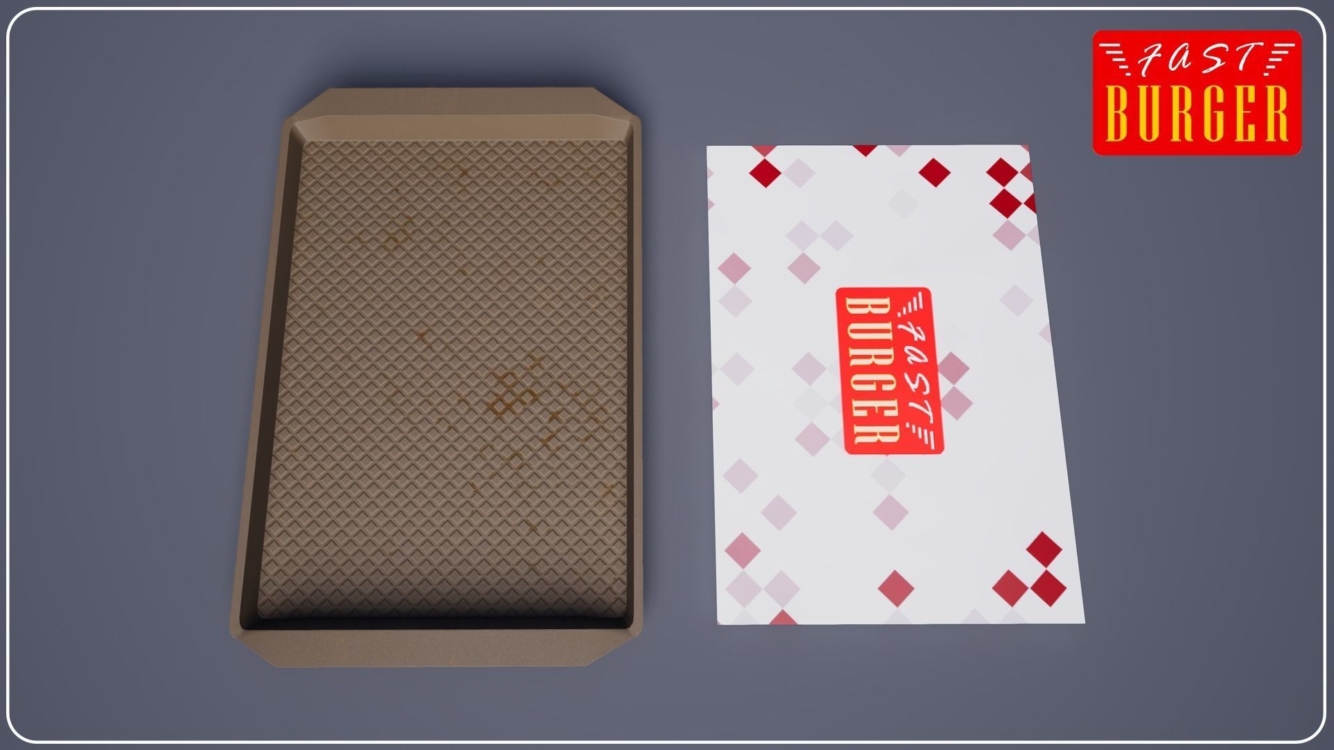 Fast Burger Package Vol 1 3D model_17