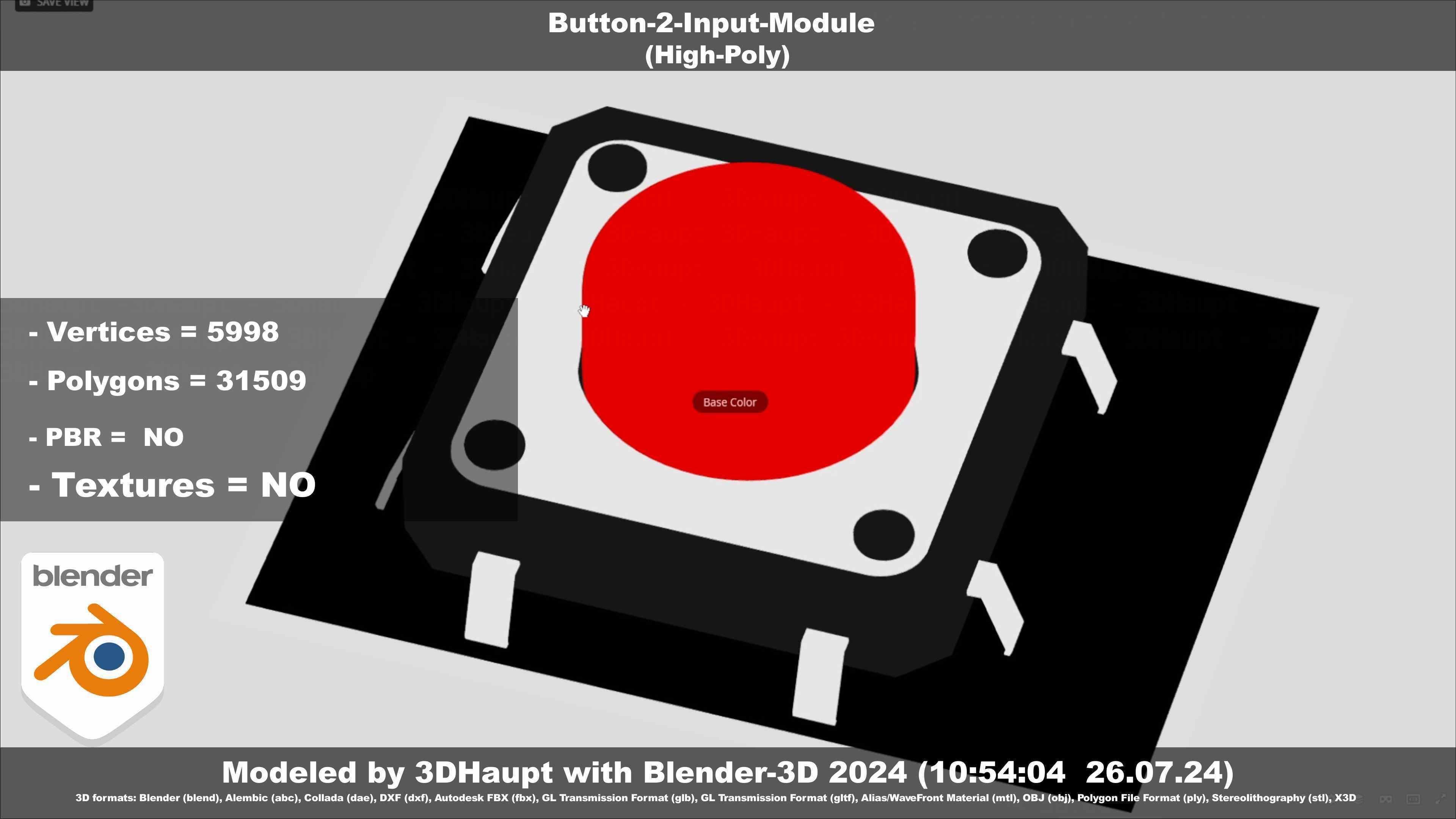 Button-2-Input-Module 3D model_60