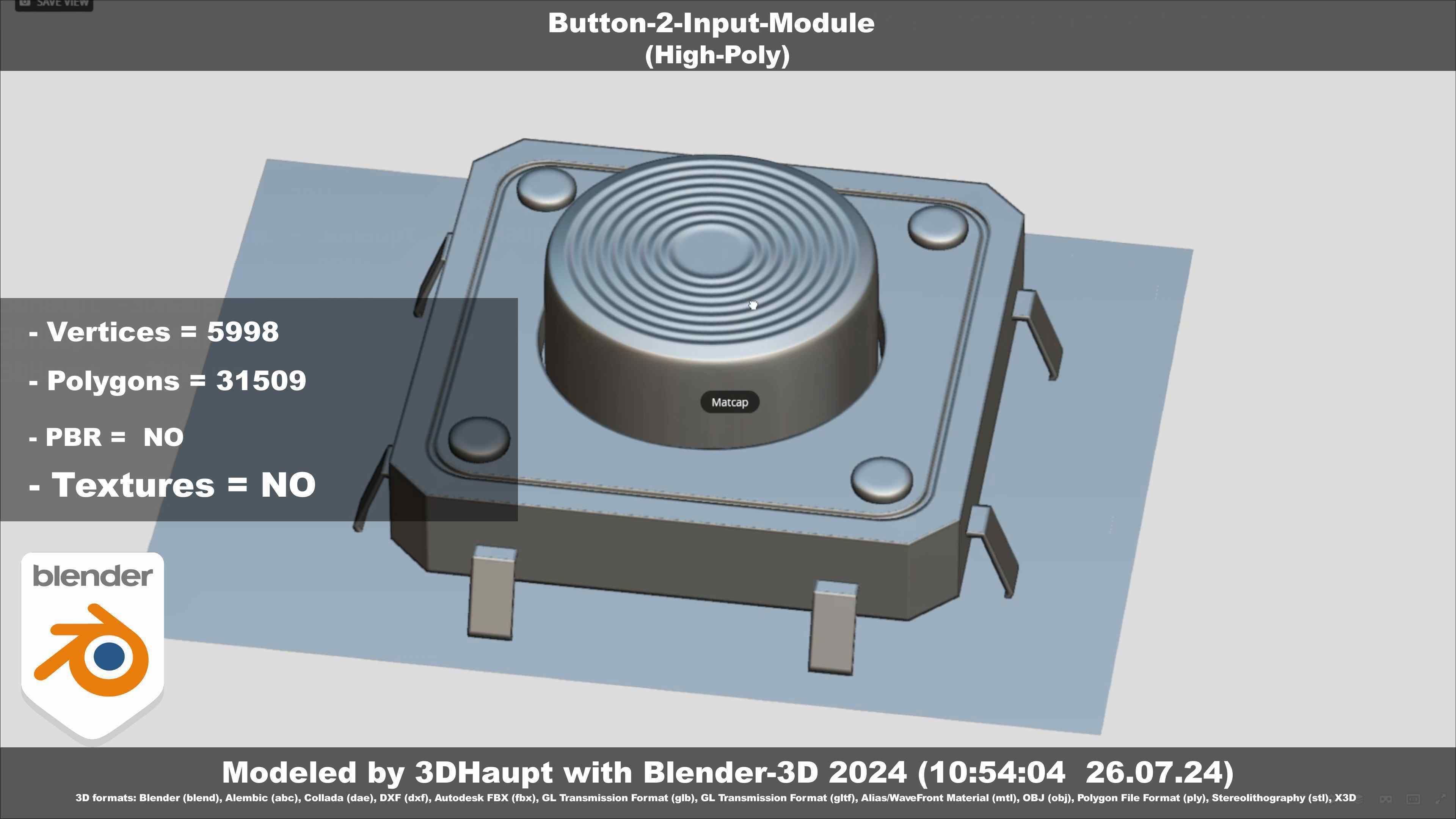 Button-2-Input-Module 3D model_19