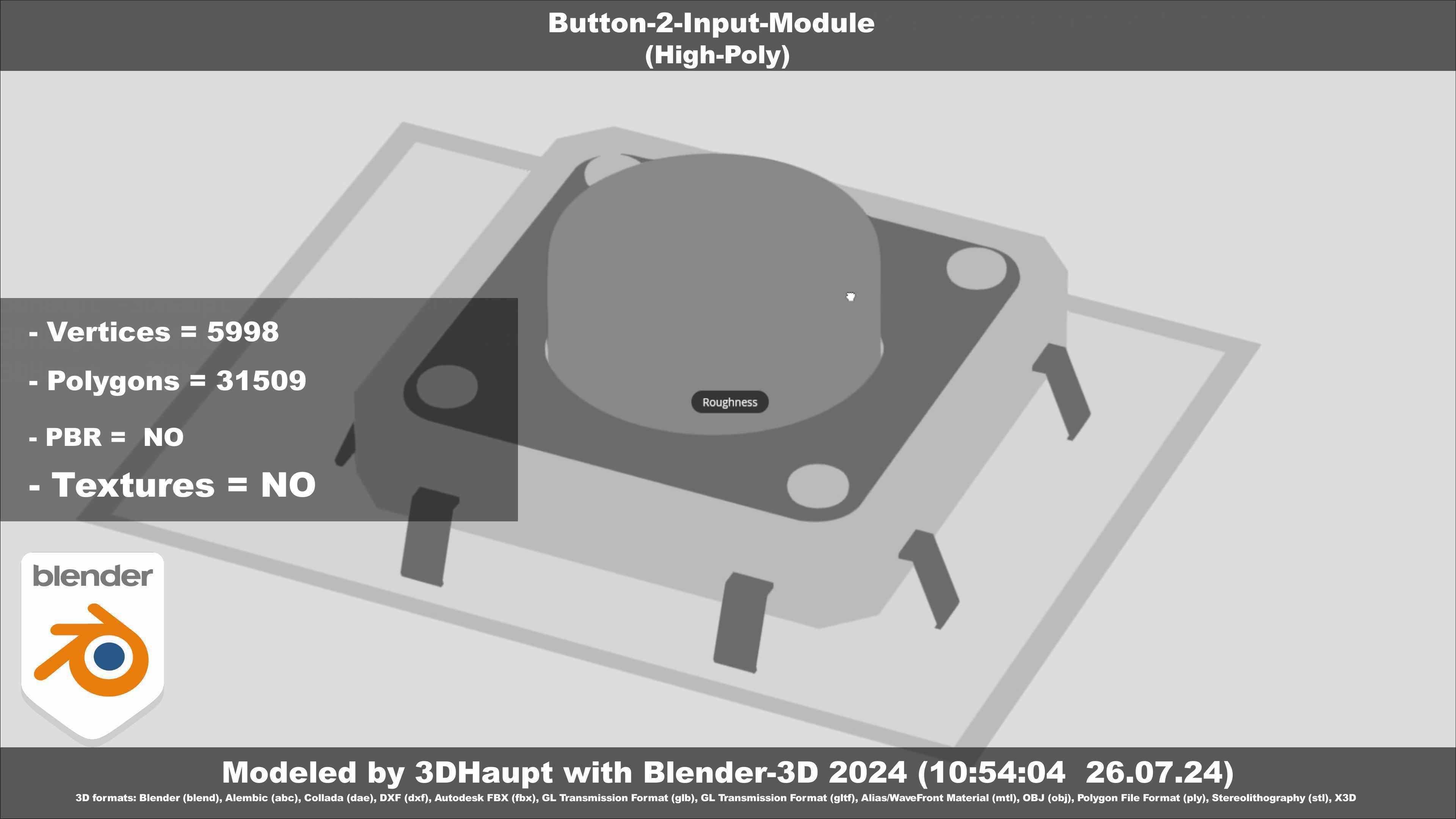 Button-2-Input-Module 3D model_58
