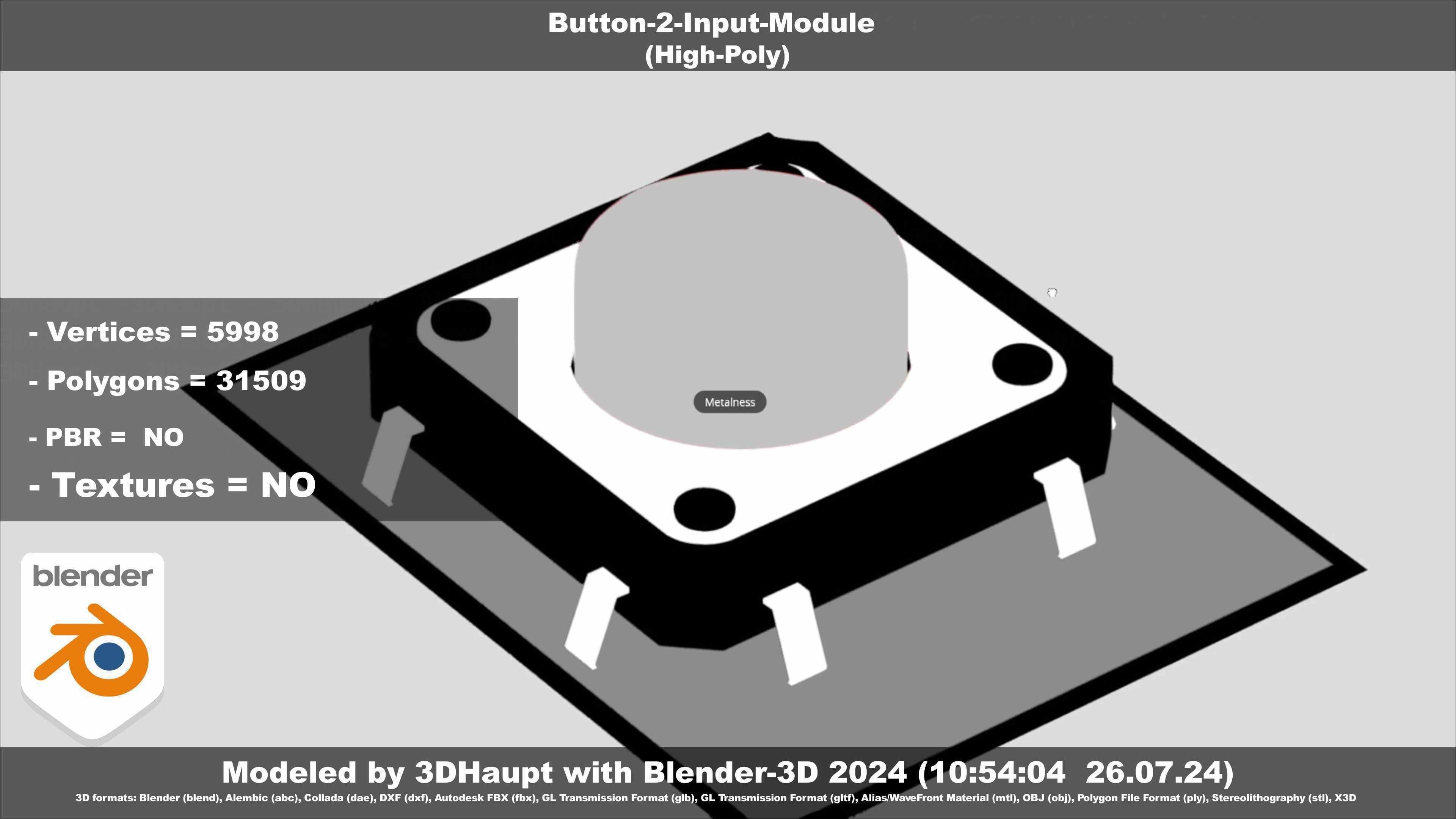 Button-2-Input-Module 3D model_15
