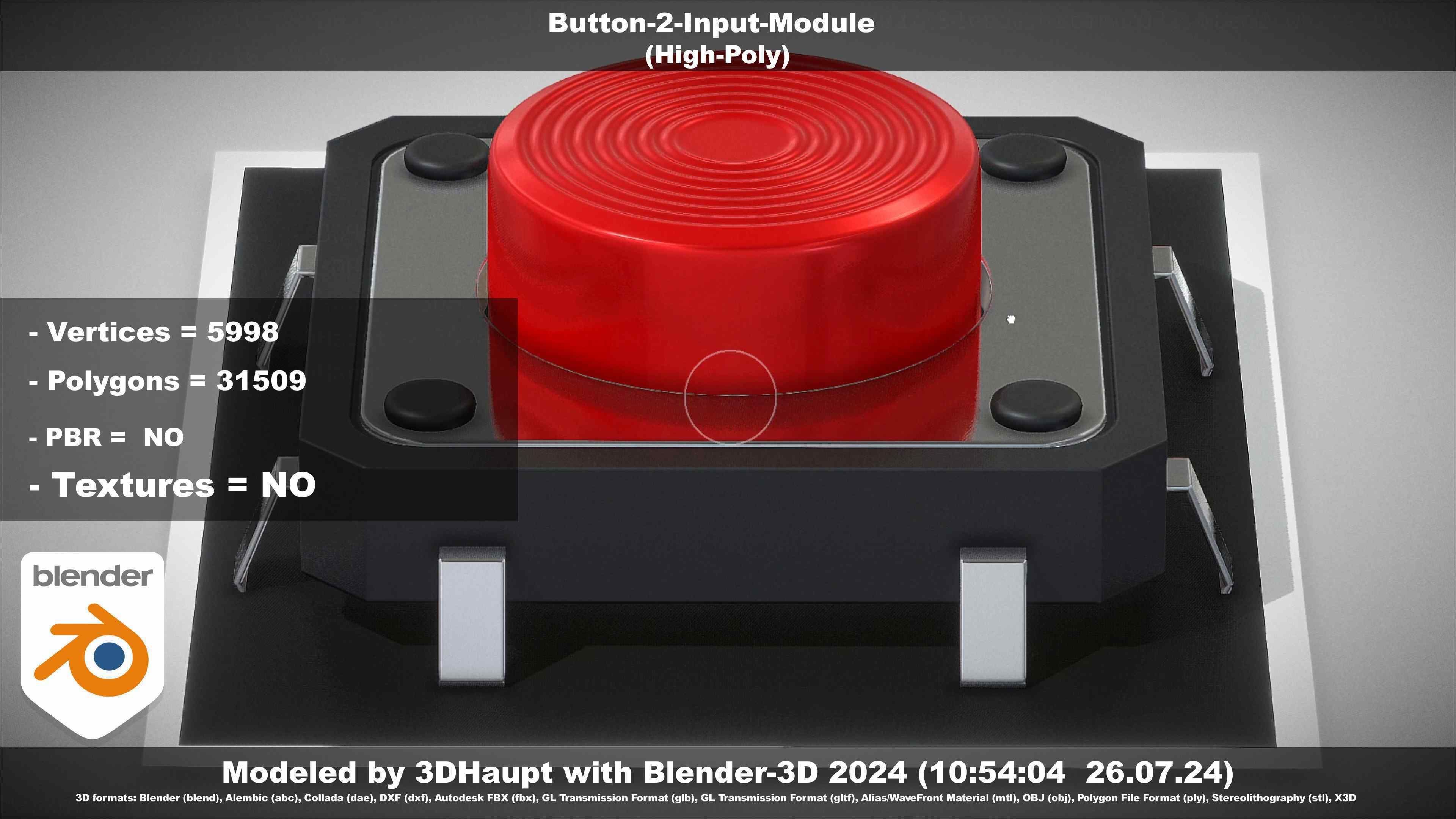 Button-2-Input-Module 3D model_70