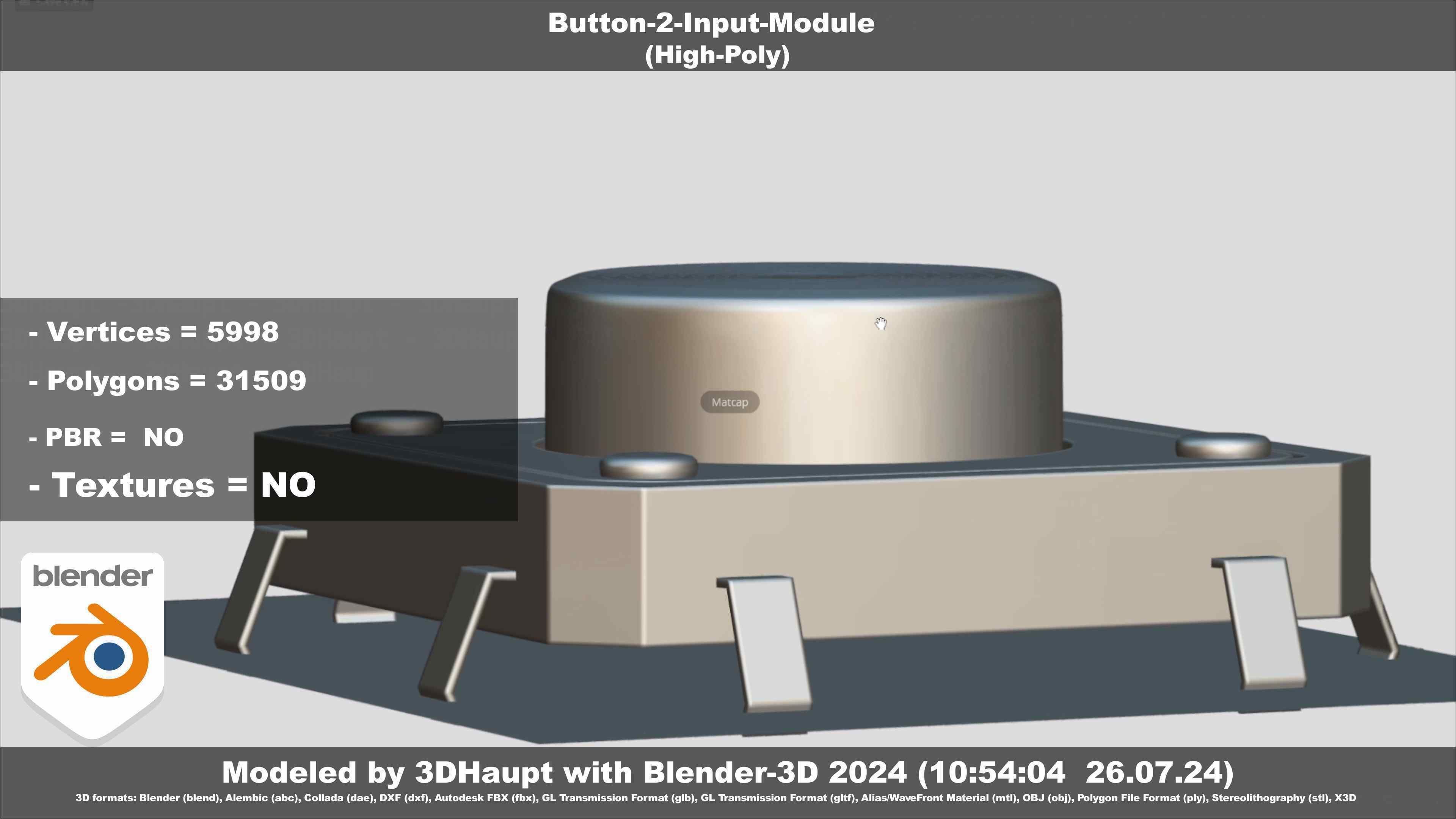 Button-2-Input-Module 3D model_64