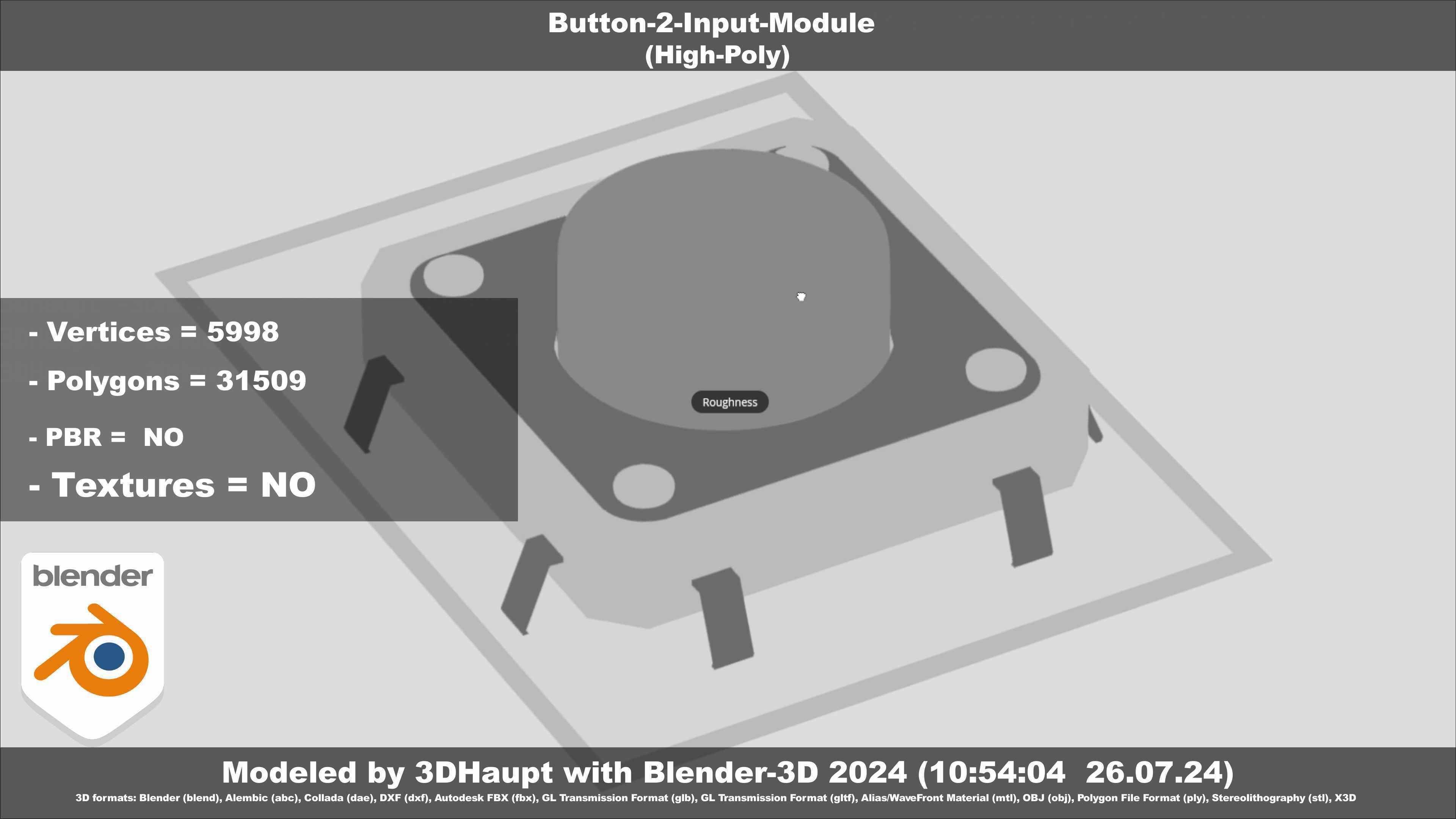 Button-2-Input-Module 3D model_10