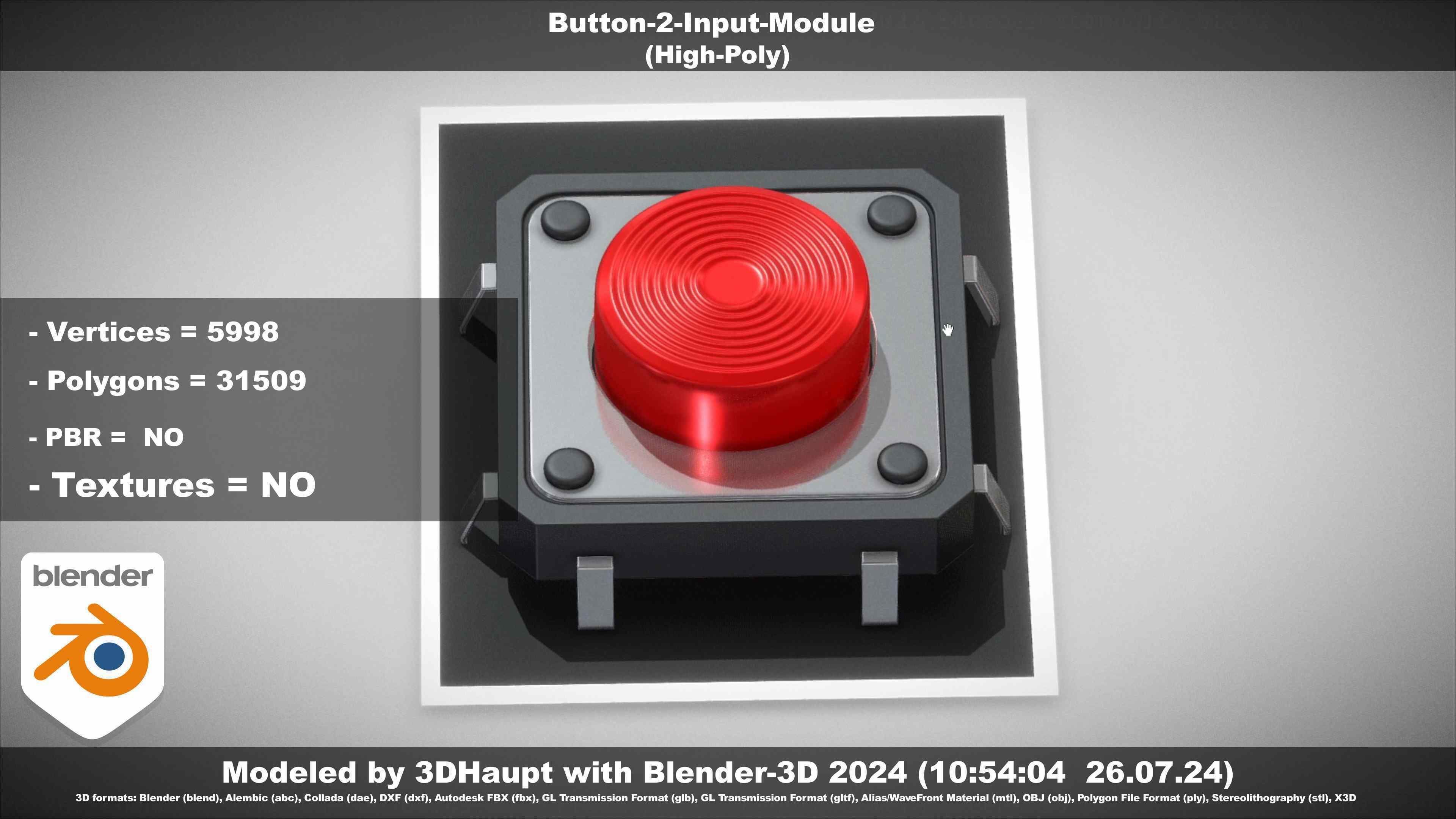 Button-2-Input-Module 3D model_71