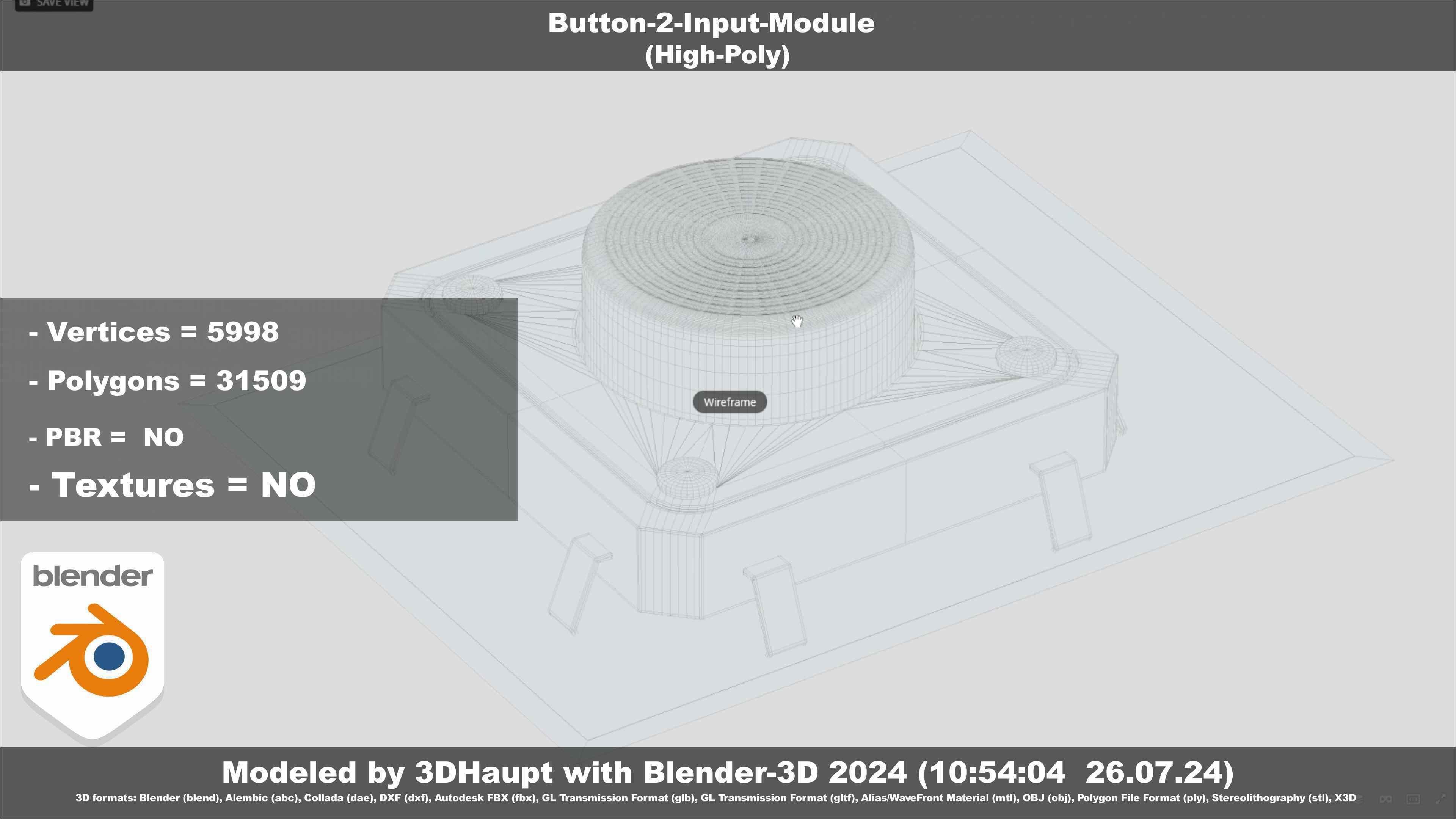 Button-2-Input-Module 3D model_24
