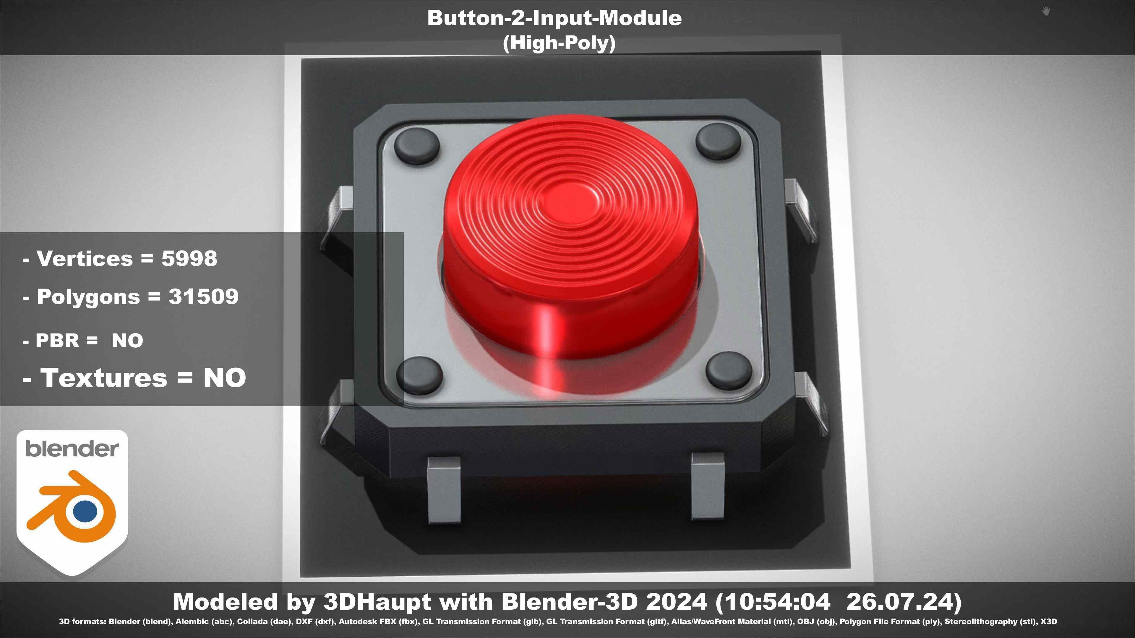 Button-2-Input-Module 3D model_41