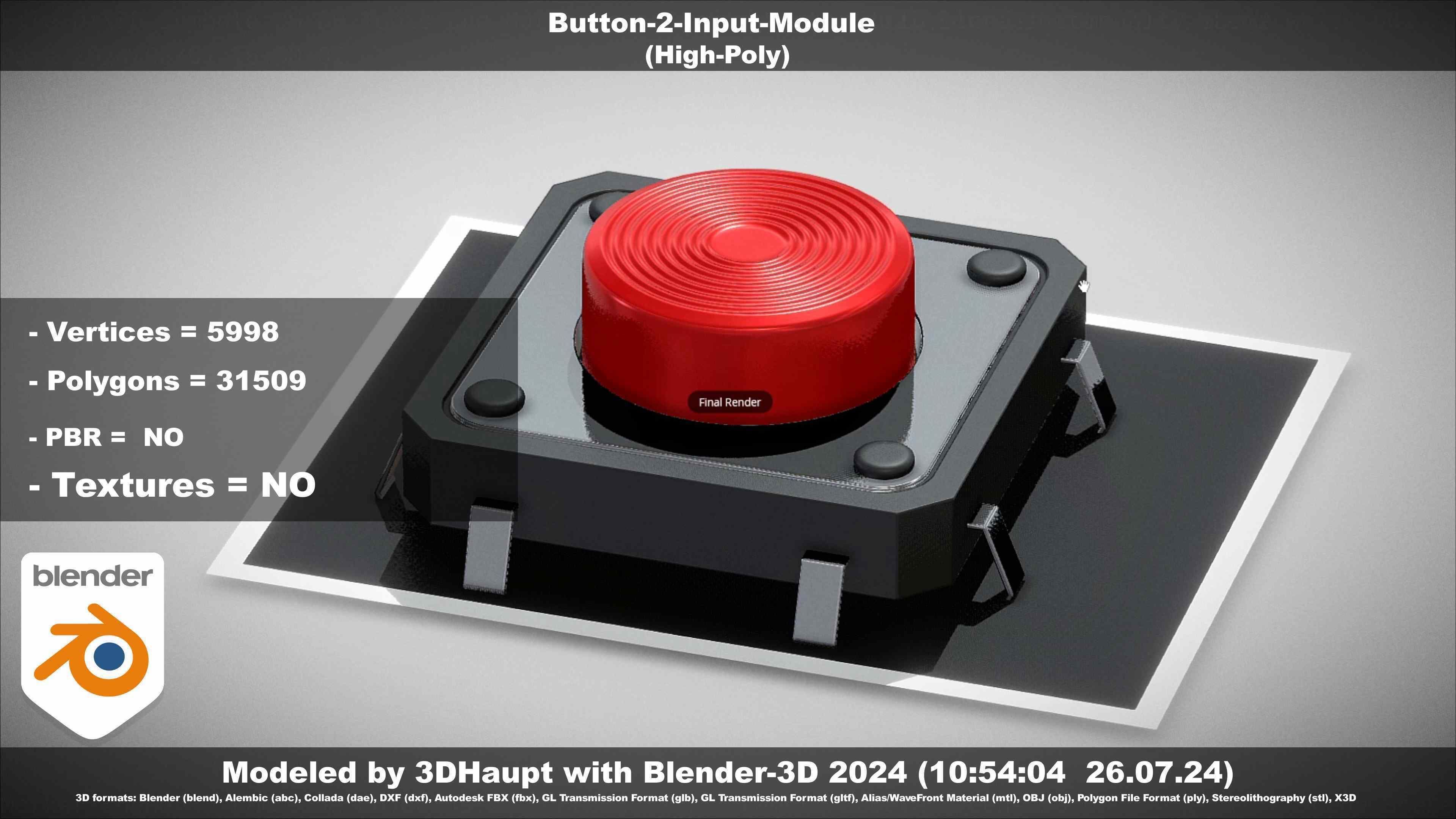 Button-2-Input-Module 3D model_74