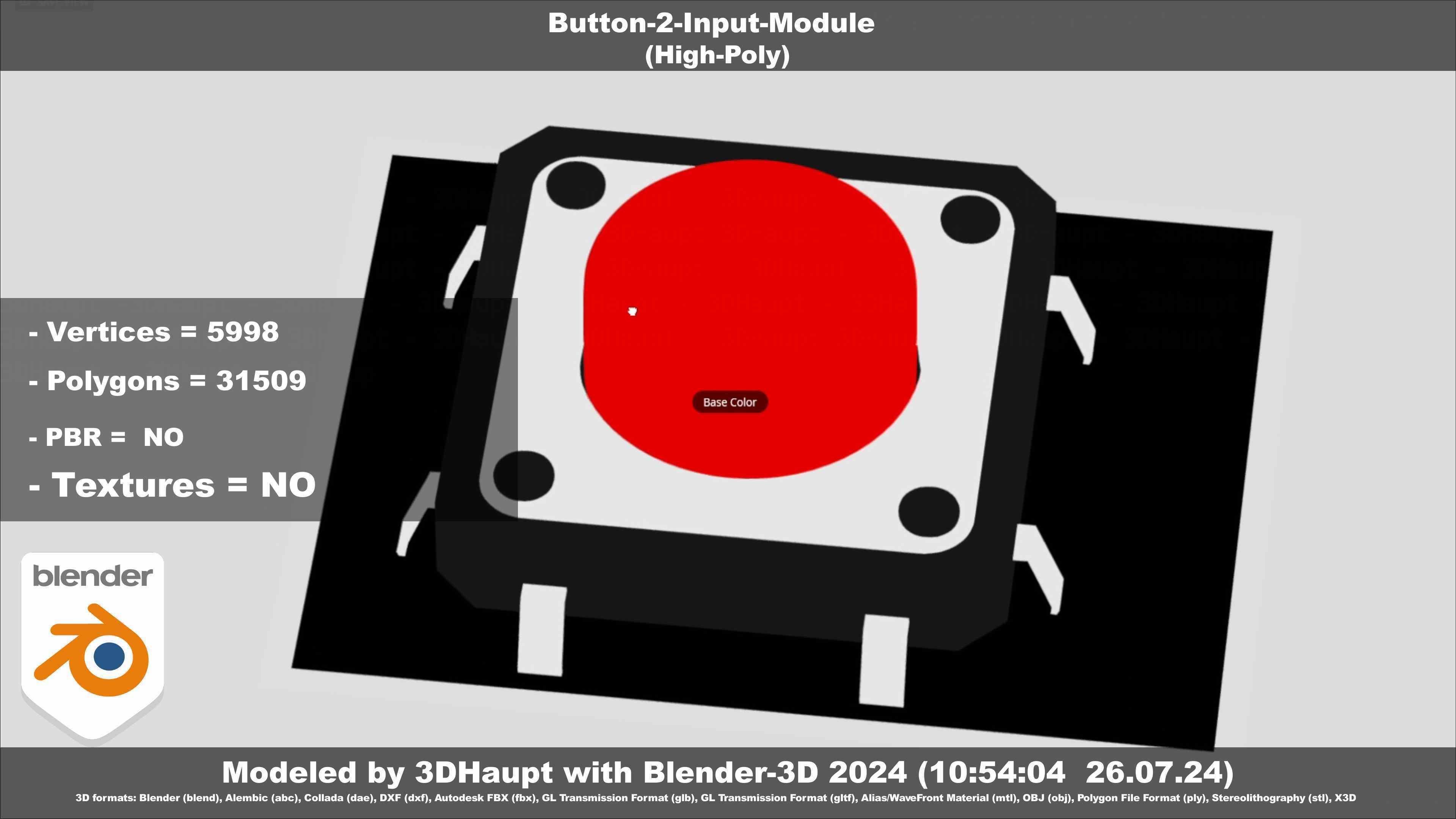 Button-2-Input-Module 3D model_13