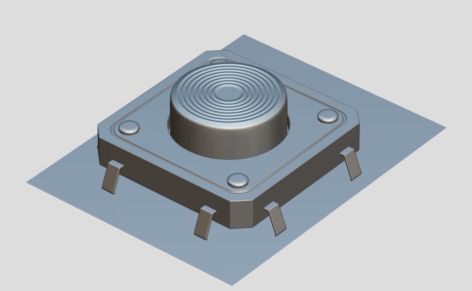Button-2-Input-Module 3D model_5