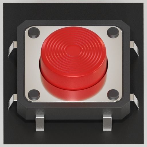 Button-2-Input-Module 3D model_7