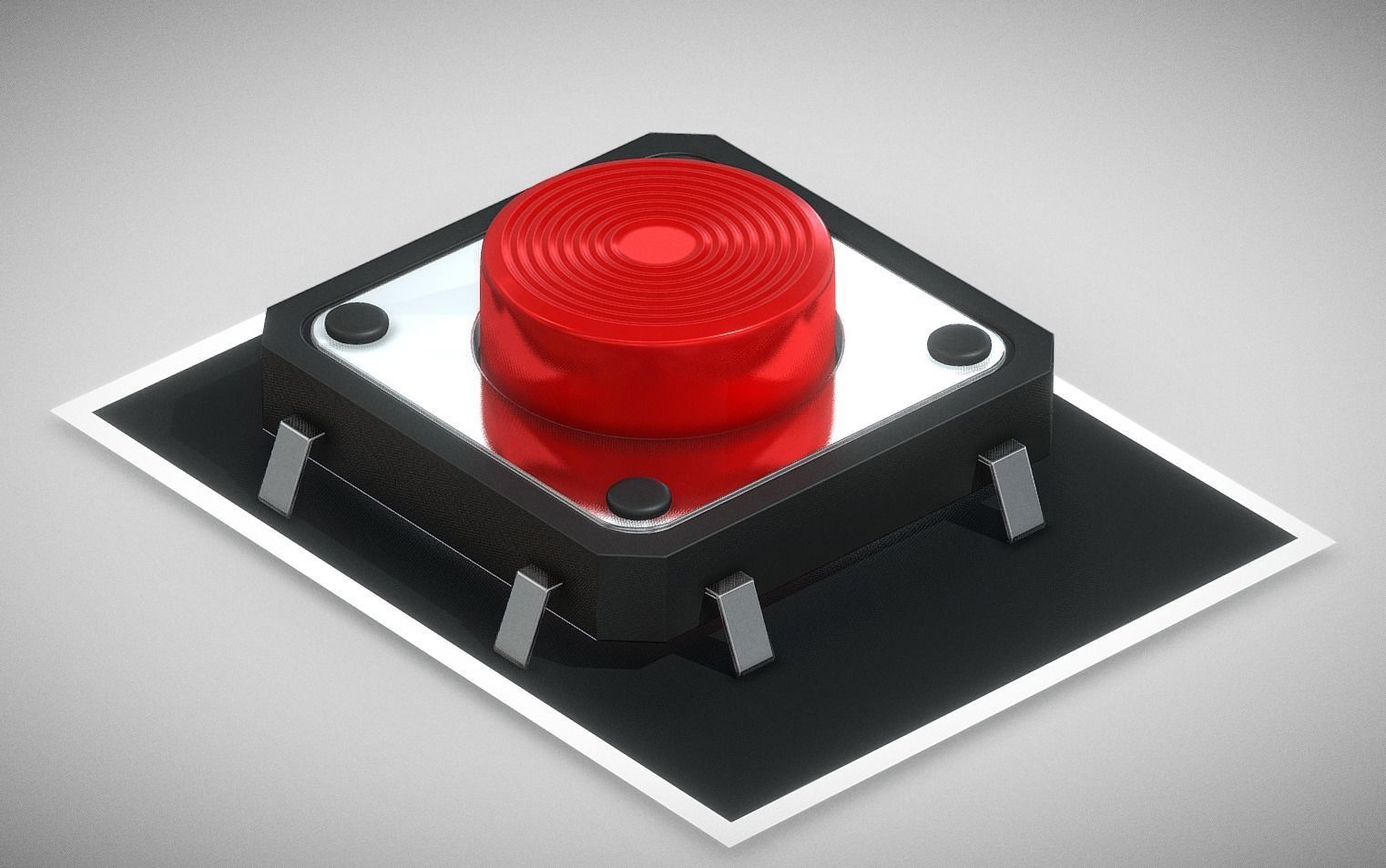 Button-2-Input-Module 3D model_2