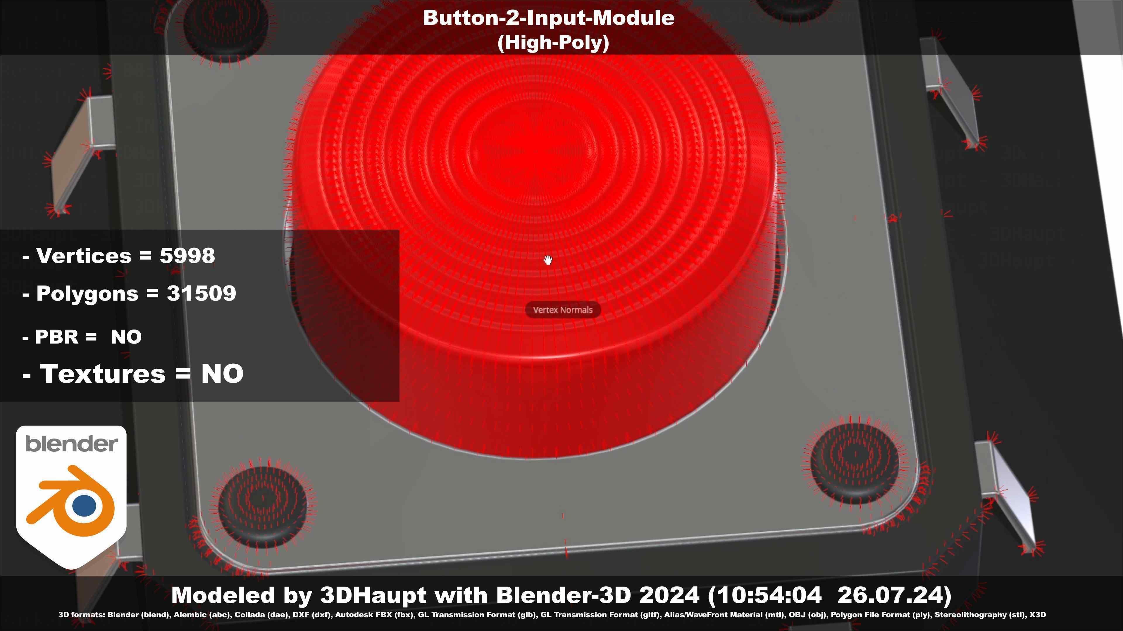 Button-2-Input-Module 3D model_25