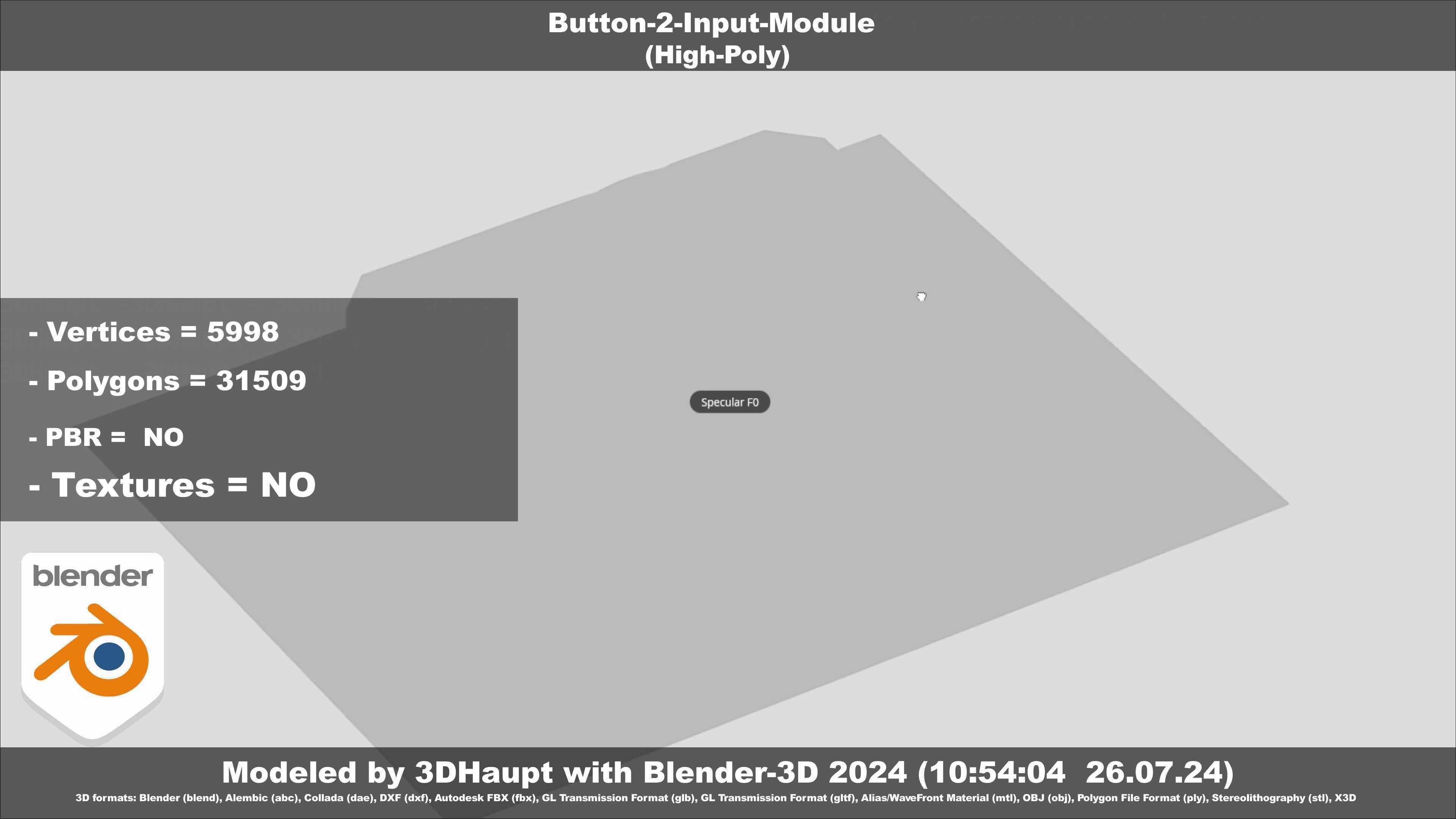 Button-2-Input-Module 3D model_14