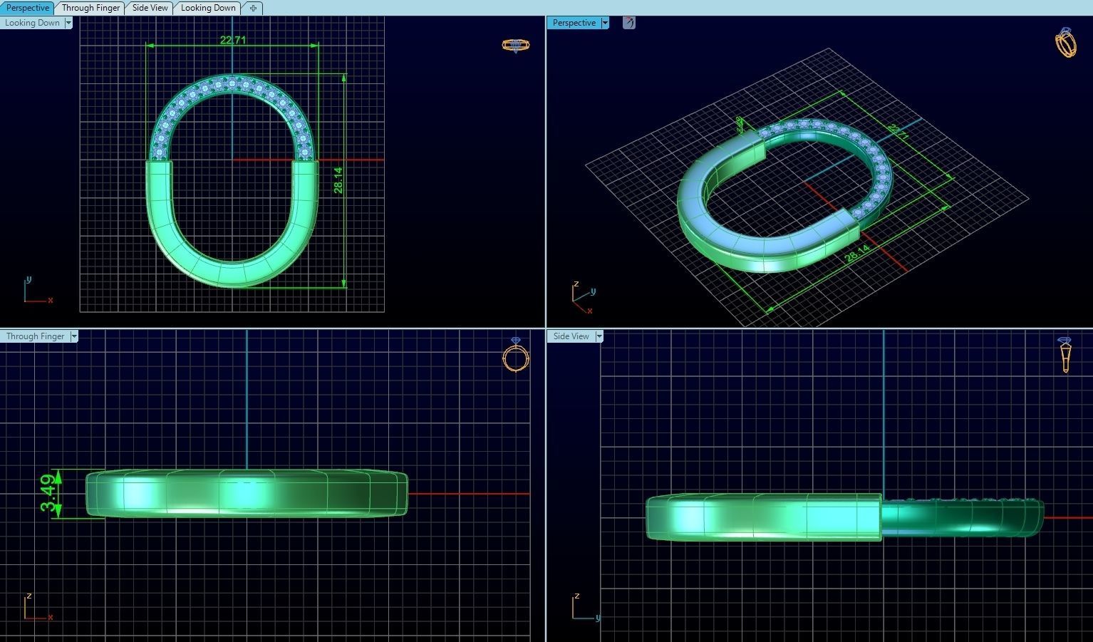 Tiffany Lock Pendant 3D print model_8
