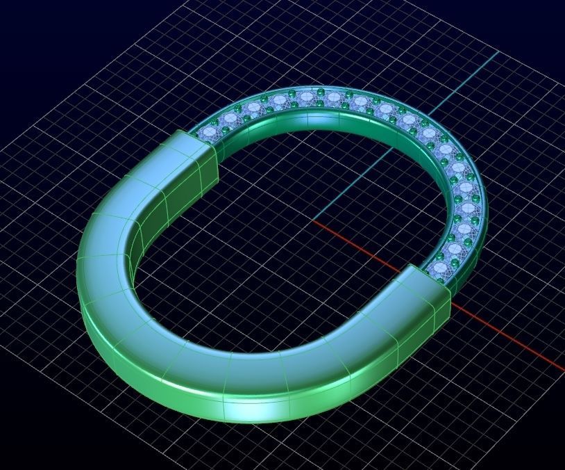 Tiffany Lock Pendant 3D print model_12