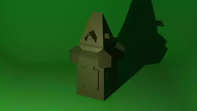 Grazer Uhrturm Schatten fully 3d printable - storage room inside