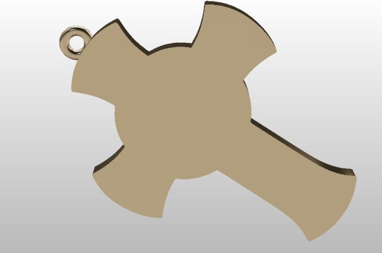 JESUS CROSS PENDAT 3D print model_2