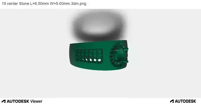 Men Ring with an Oval Cut Center Stone