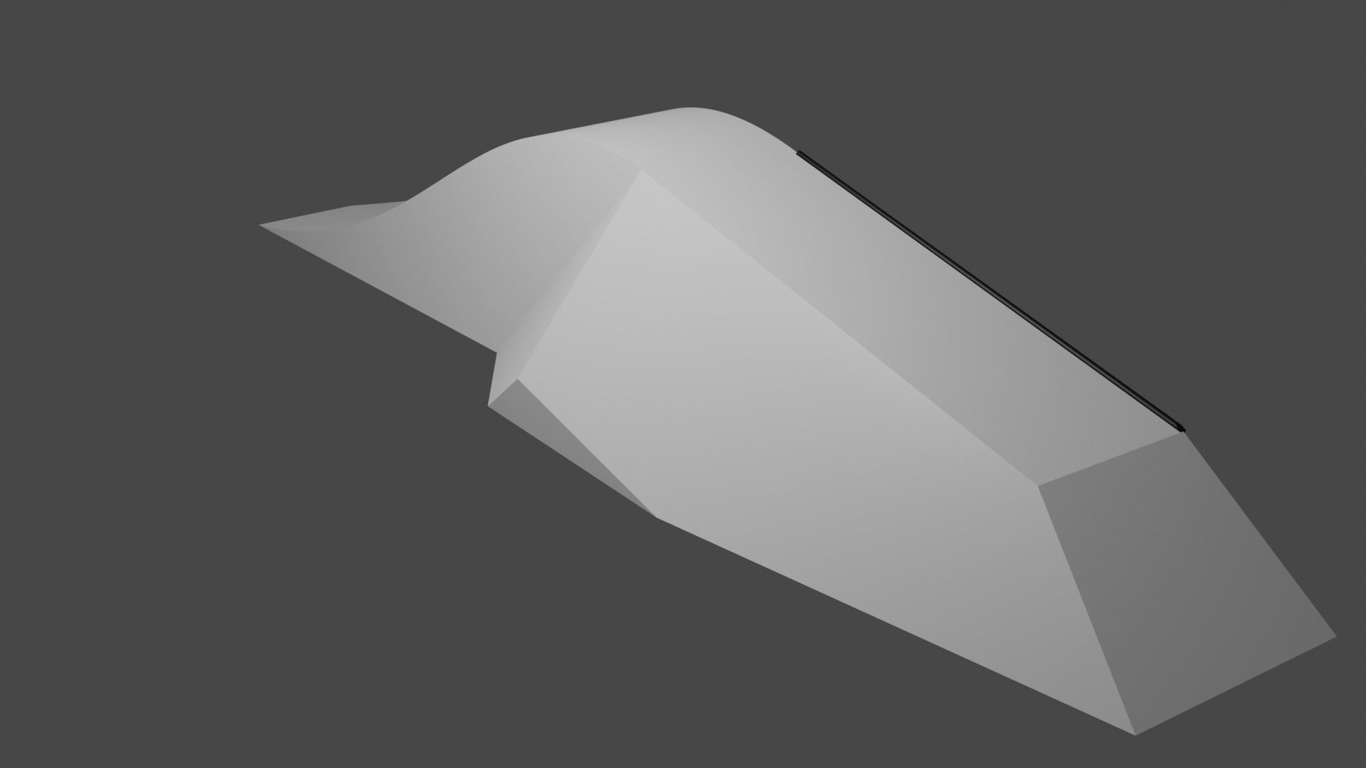 Wakeboarding feature NICO 4 REPLICA Low-poly 3D model_1