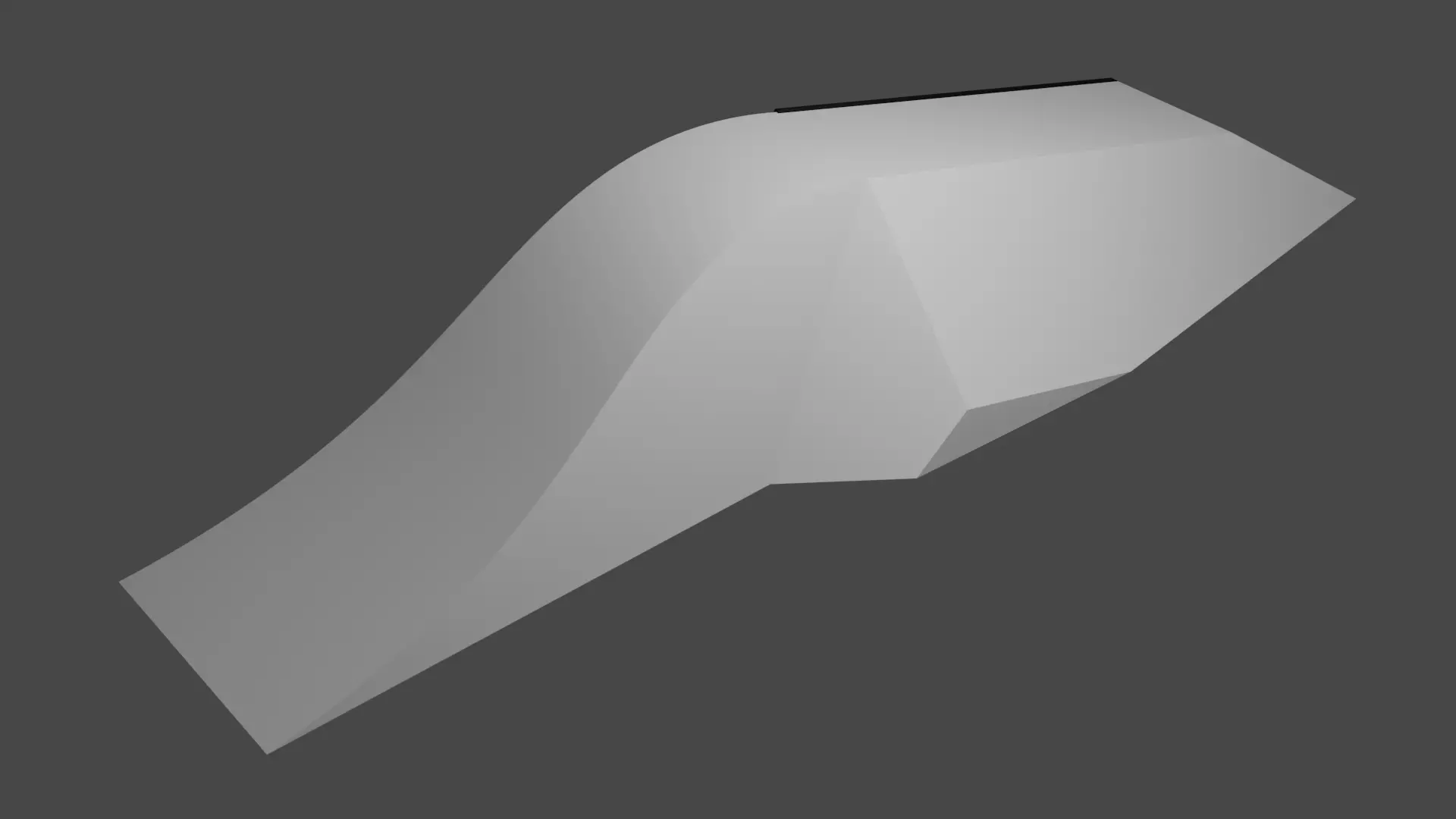 Wakeboarding feature NICO 4 REPLICA Low-poly 3D model_0